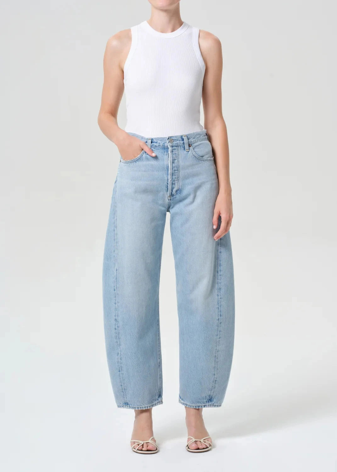 LUNA HIGH RISE TAPER IN ADDITION JEANS AGOLDE 