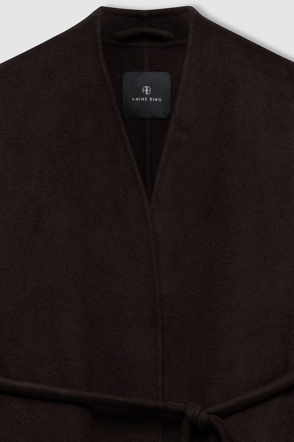 HUNTER COAT IN DEEP BROWN JACKET ANINE BING 