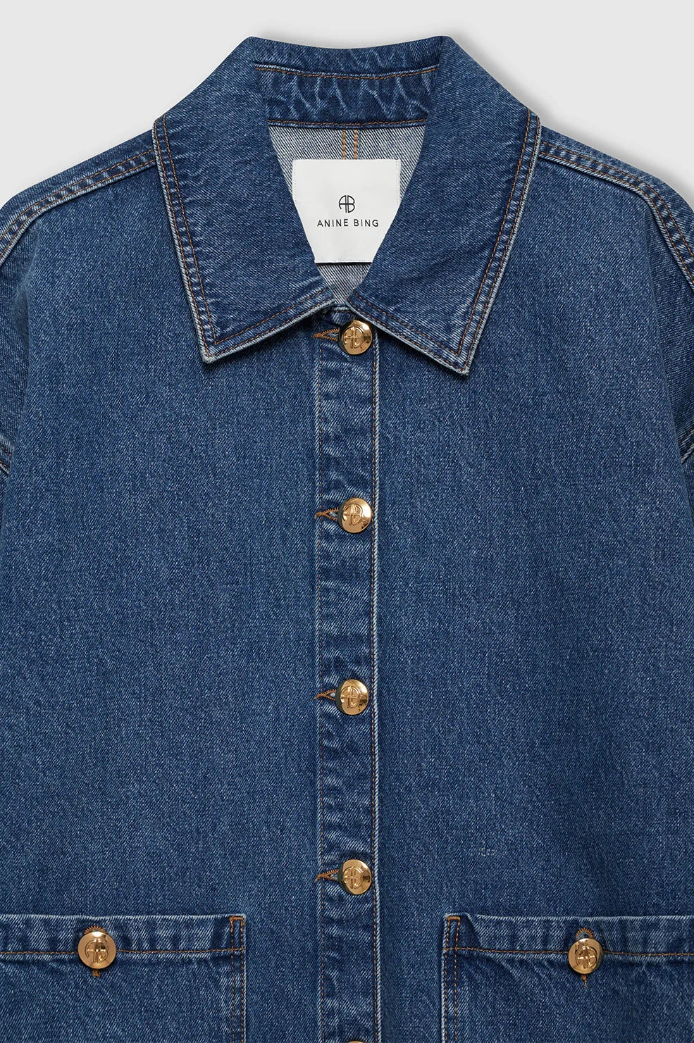 LUCA JACKET IN CLEAN INDIGO JACKET ANINE BING 