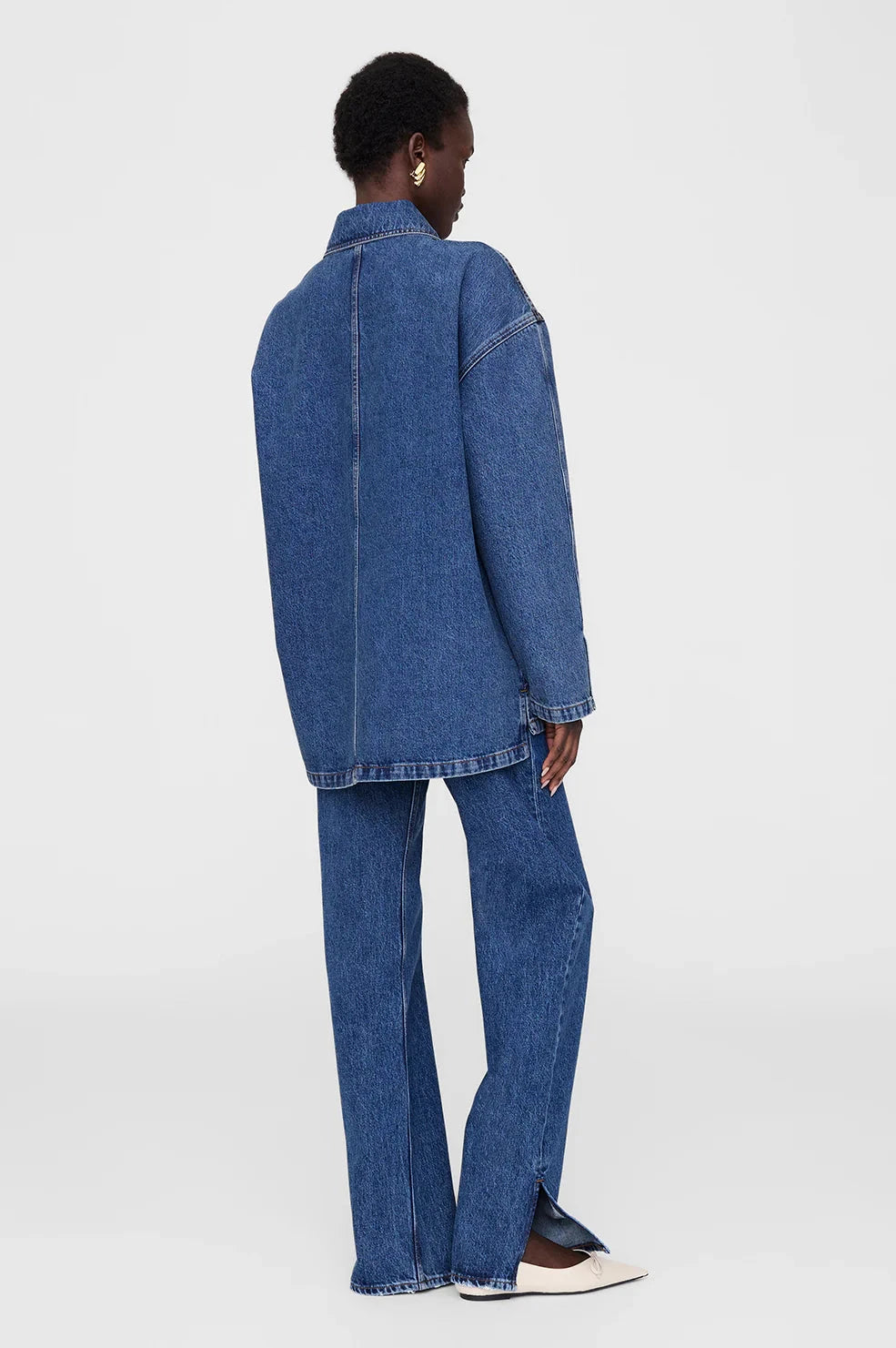 LUCA JACKET IN CLEAN INDIGO JACKET ANINE BING 