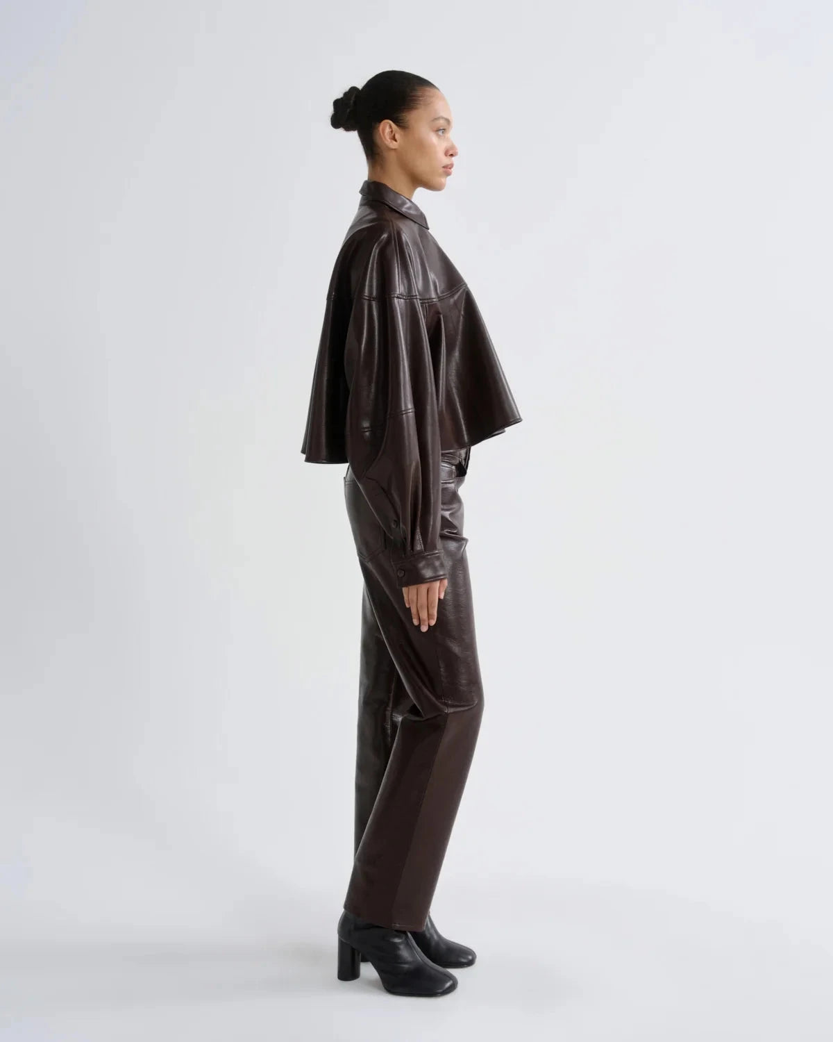 AGNES SHIRT IN MADERA SHIRT AGOLDE 