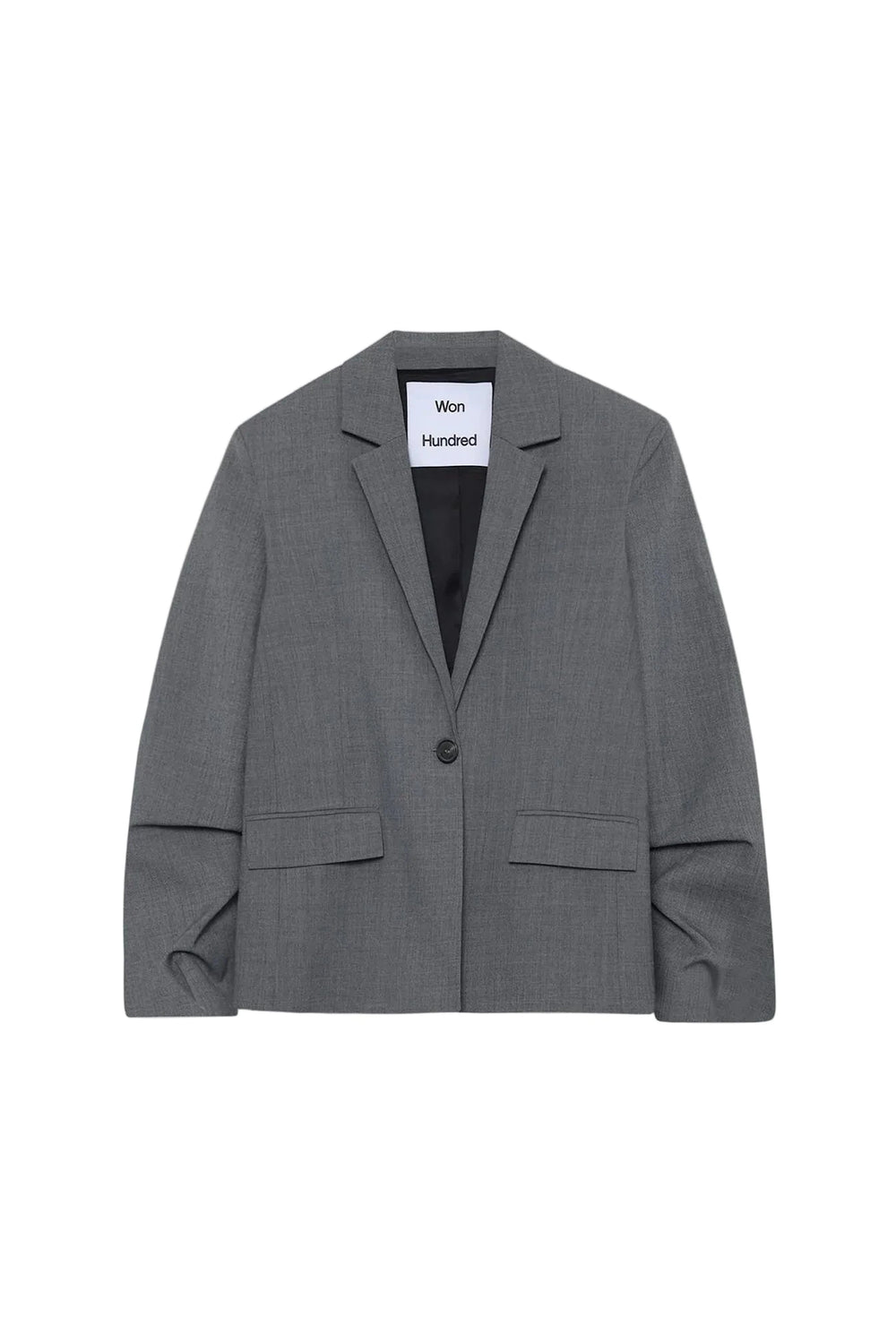 ANIRA BLAZER IN GREY MELANGE BLAZER WON HUNDRED 