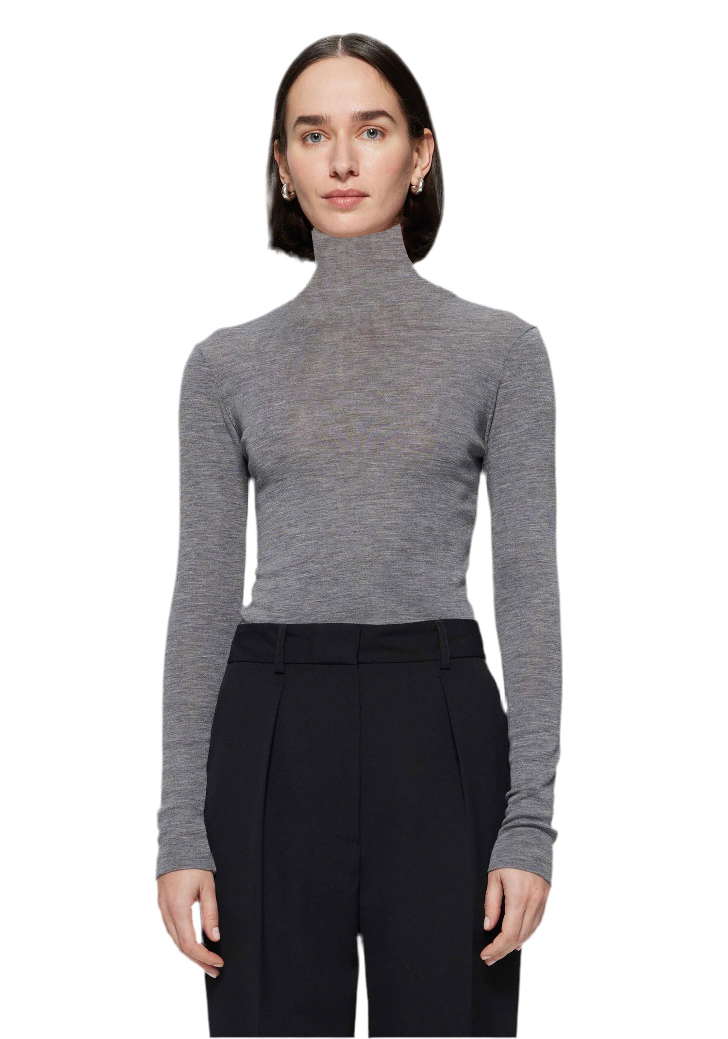 FINE MERINO TURTLENECK SWEATER KNIT ROHE 