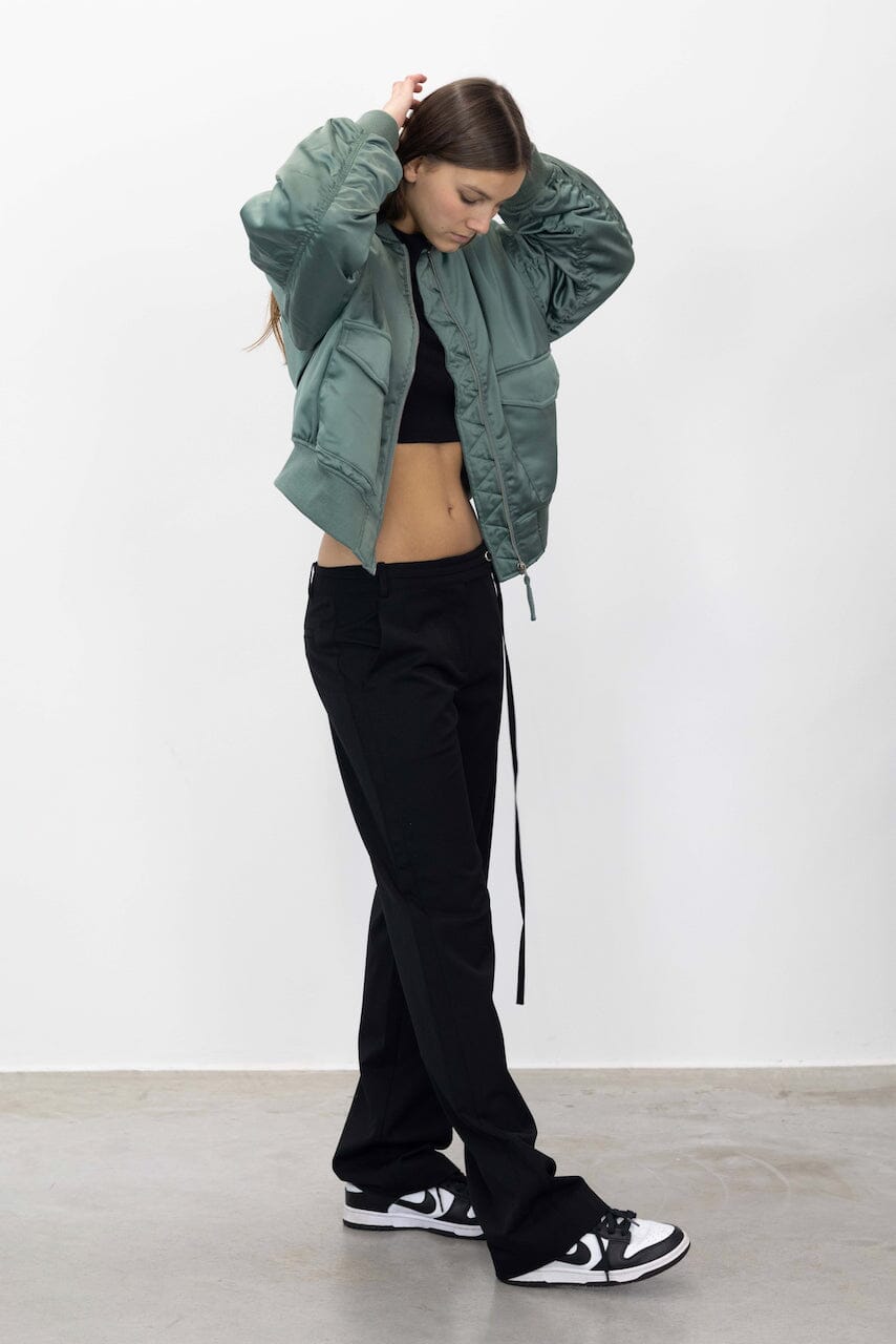 90S INSPIRED MID RISE PANELLED PANTS PANTS ST AGNI 