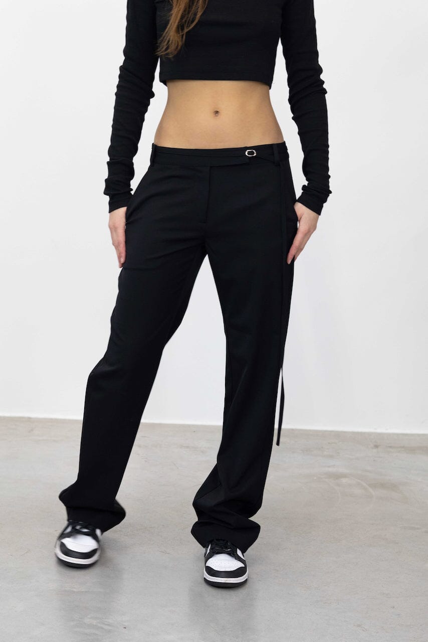 90S INSPIRED MID RISE PANELLED PANTS PANTS ST AGNI 