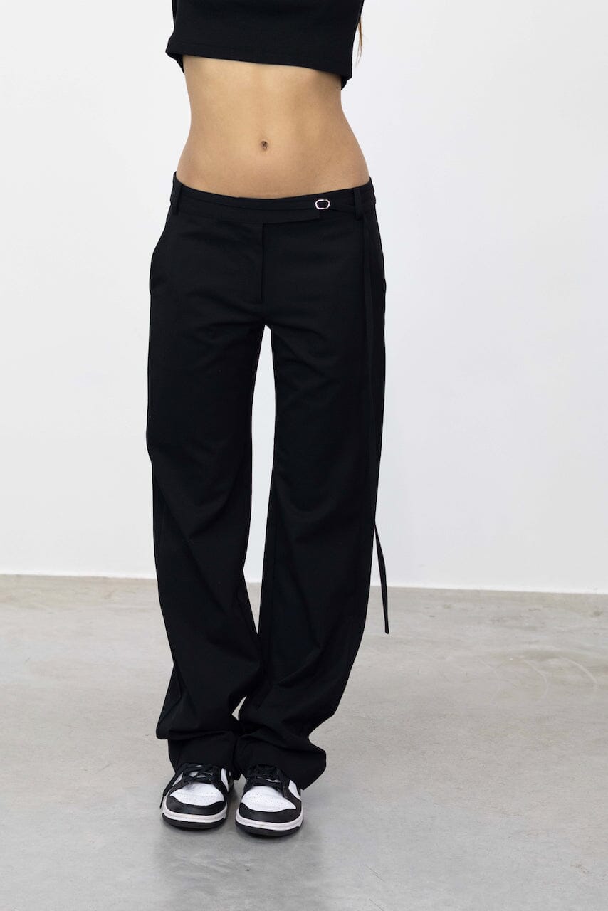 90S INSPIRED MID RISE PANELLED PANTS PANTS ST AGNI 