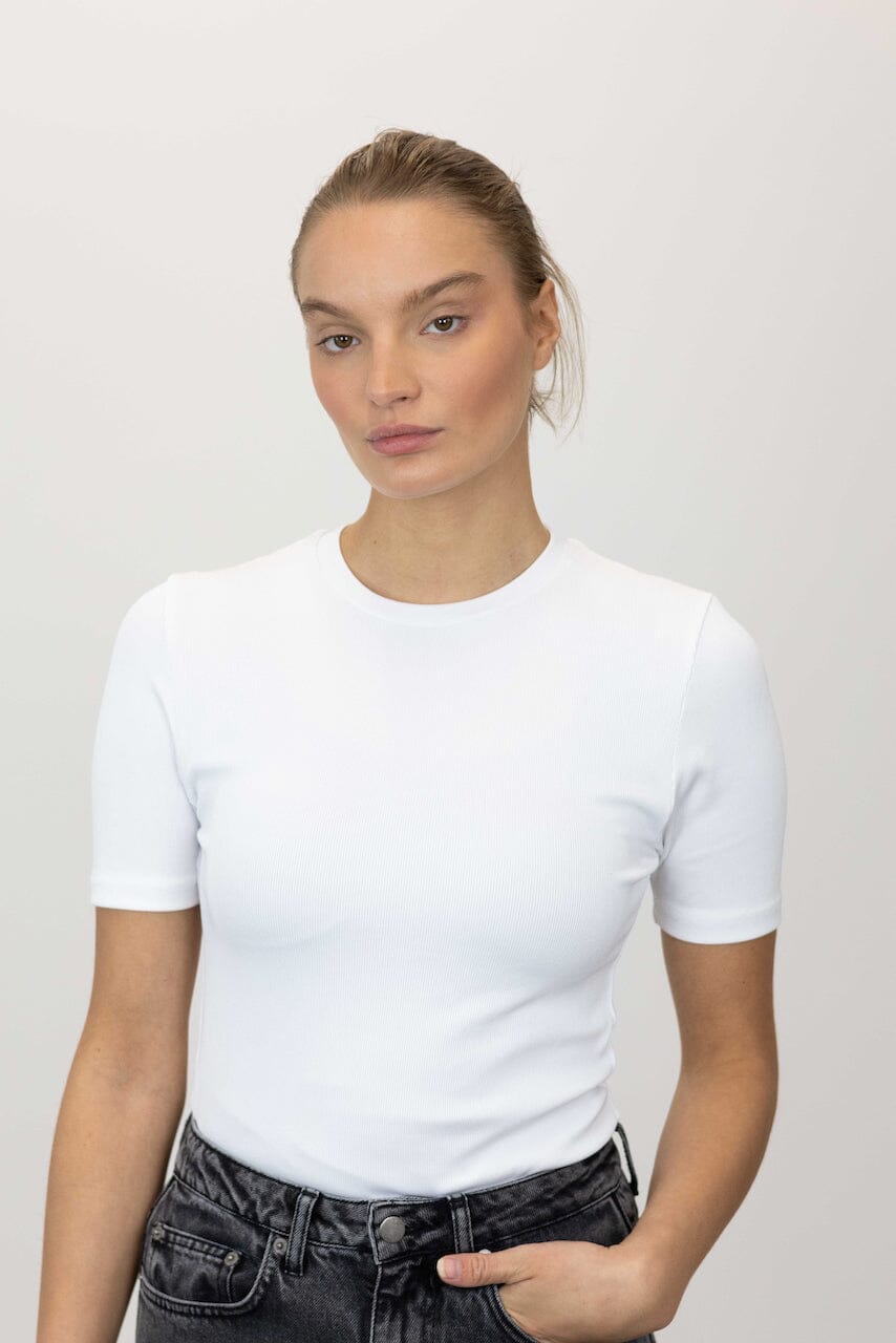 PARTY ROUND COLLAR TEE TSHIRT OVAL SQUARE 