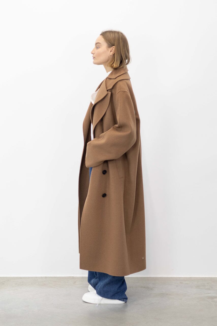 DOUBLE-FACED WOOL COAT COAT ROHE 