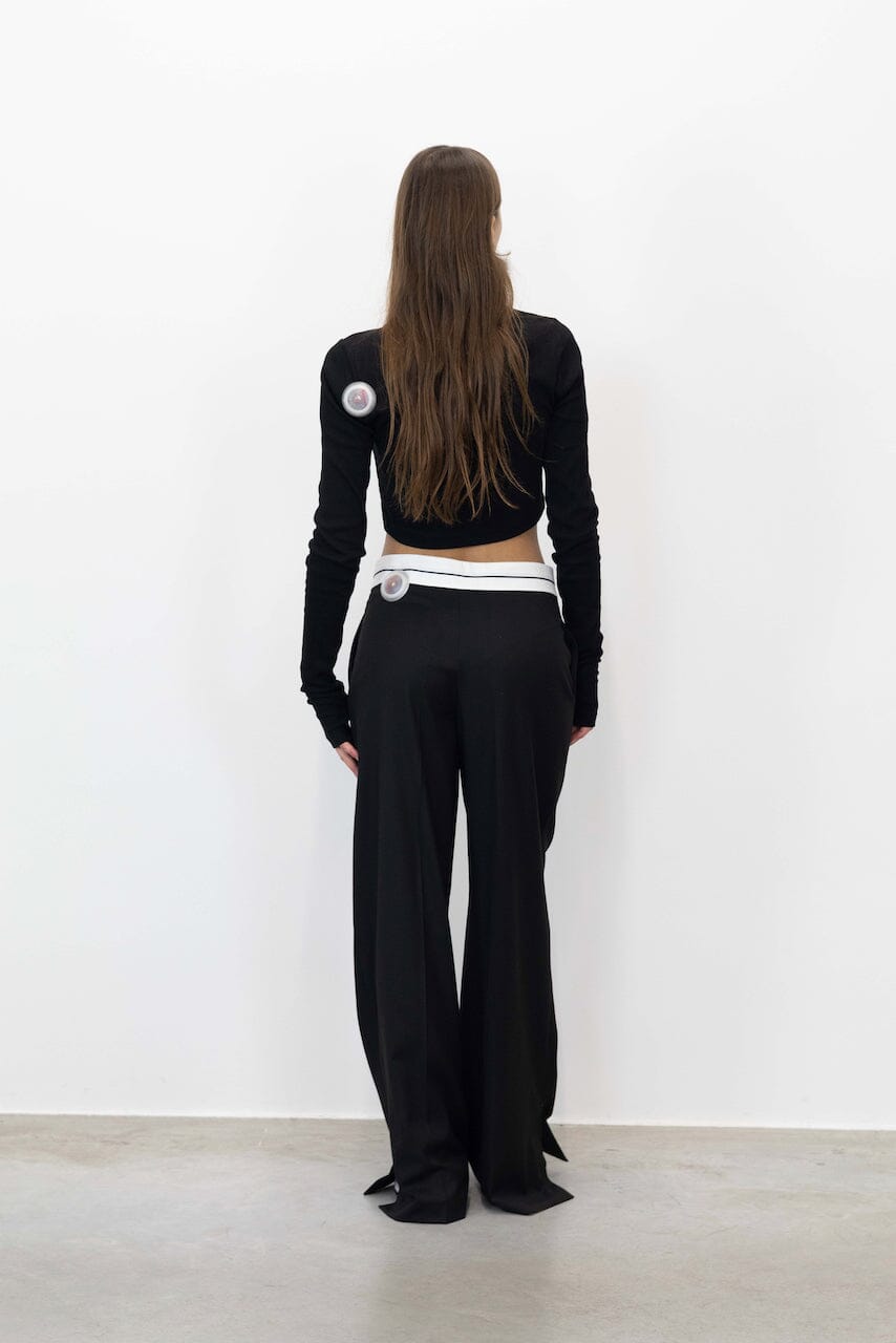 PLUTO CONTRAST WAISTBAND PANTS PANTS THE GARMENT 