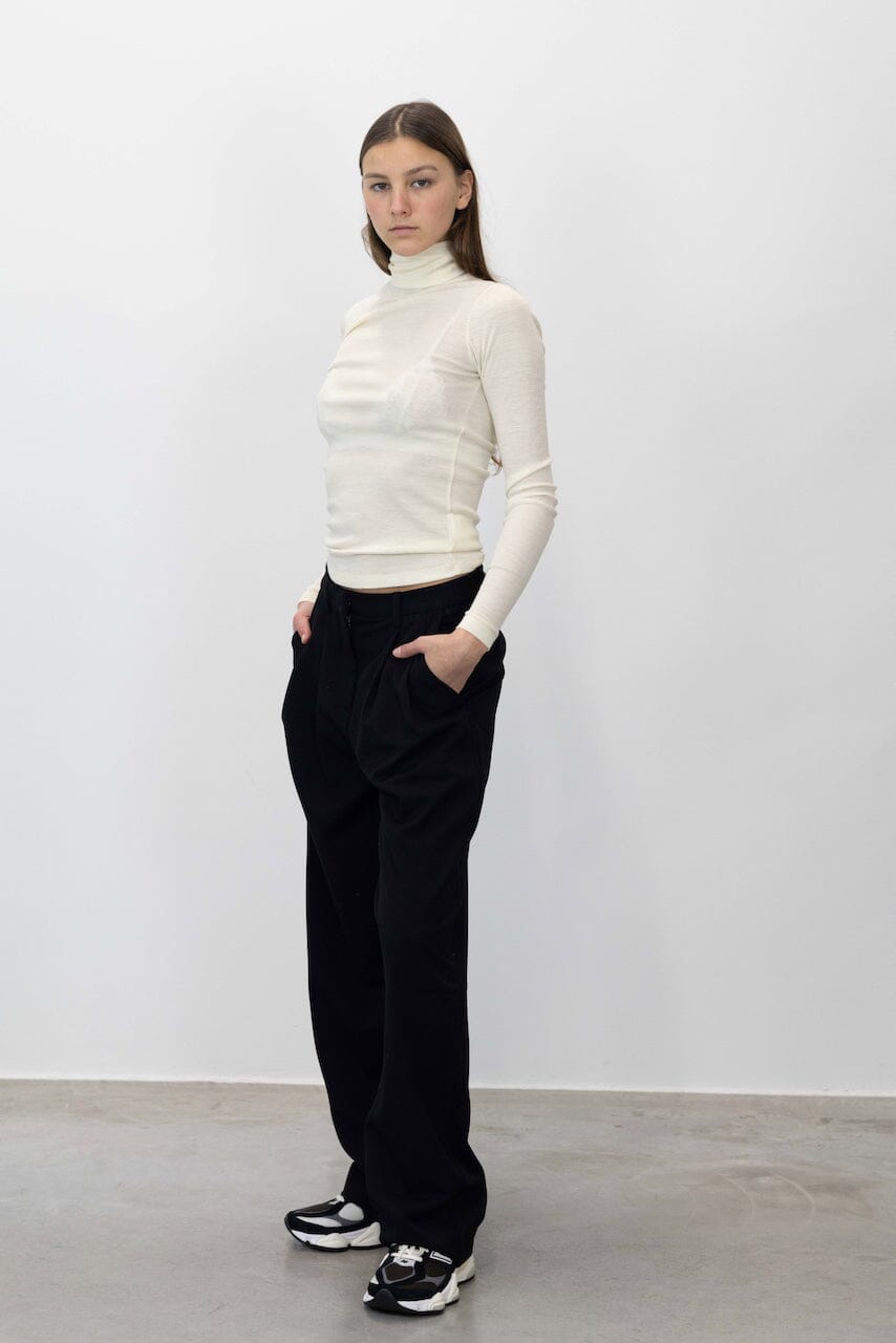 ELEANOR PANTS IN STRETCH SUITING PANTS PROENZA SHOULER 