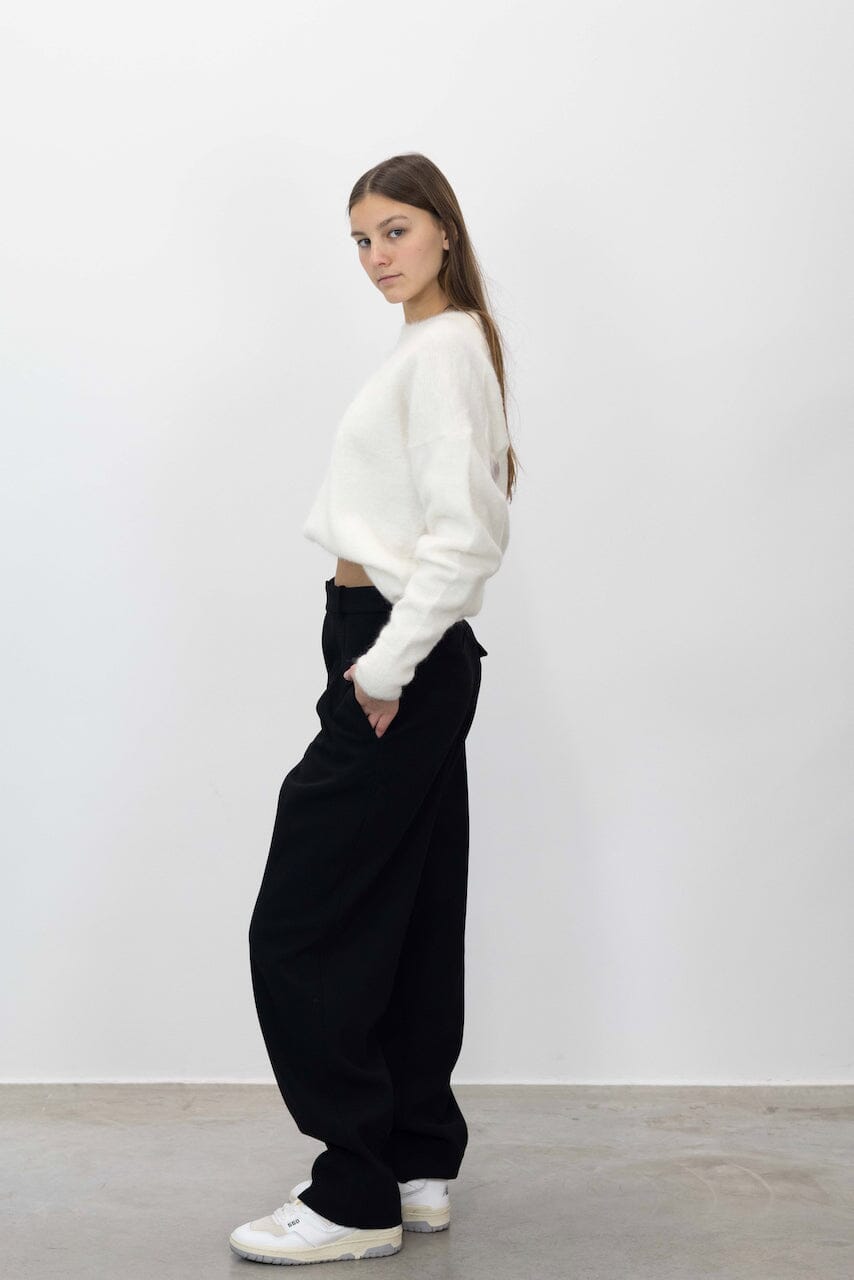 PSALM BOYISH HEAVY CREPE PANTS PANTS KURE 