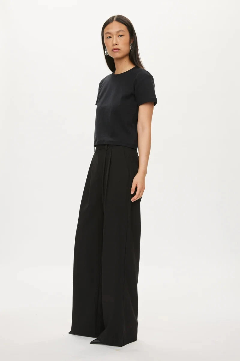 BABETH TROUSER IN BLACK PANTS OVAL SQUARE 