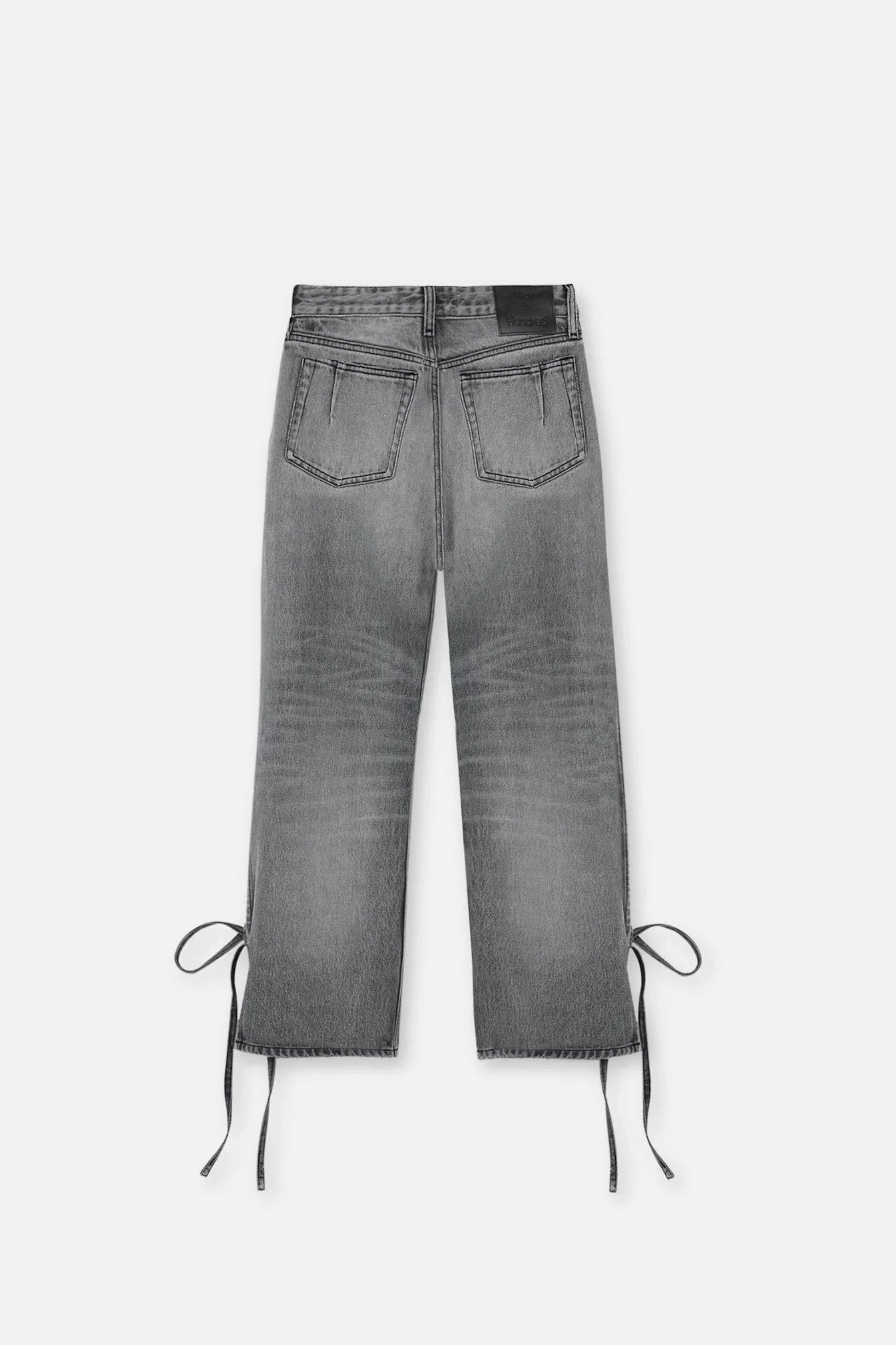 BAGGY STRING JEANS IN SIM GREY JEANS WON HUNDRED 