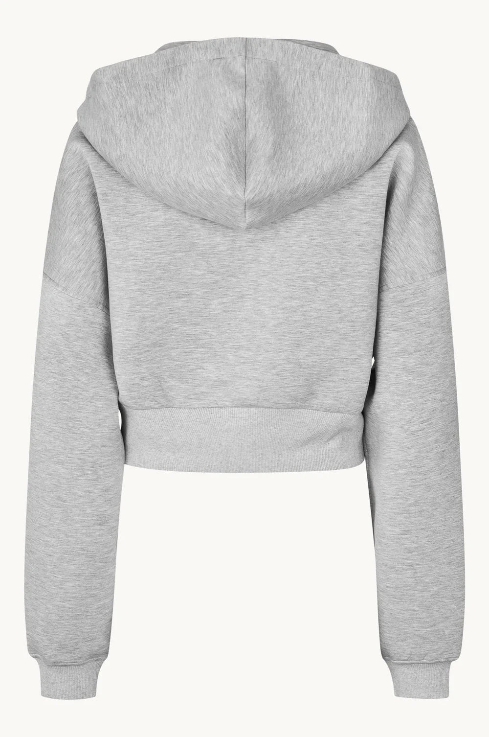 BOWIE ZIP HOODIE IN GREY HOODIE OVAL SQUARE 