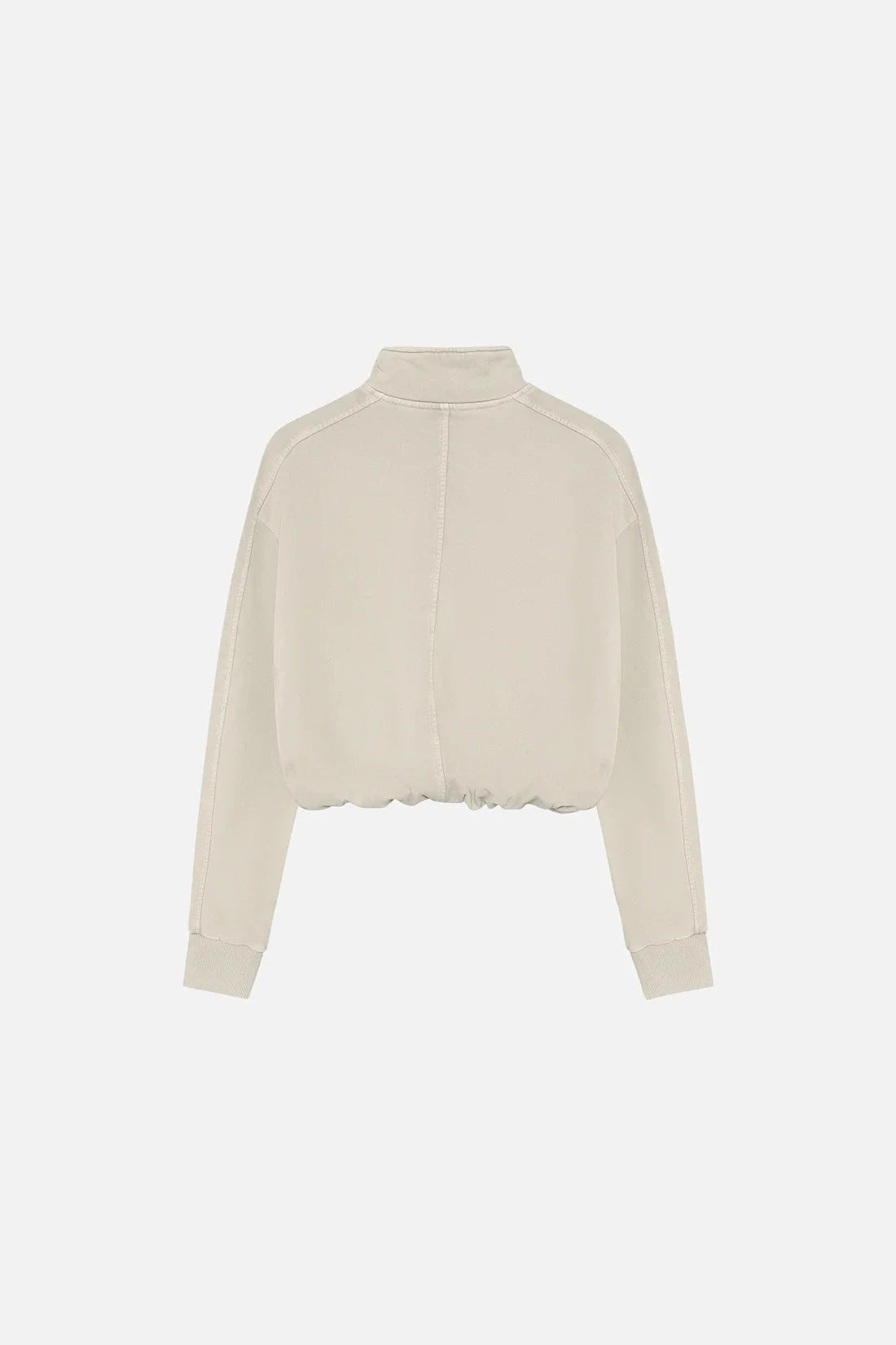BRYN ZIP SWEATER IN WILLOW GRAY SWEATER WON HUNDRED 