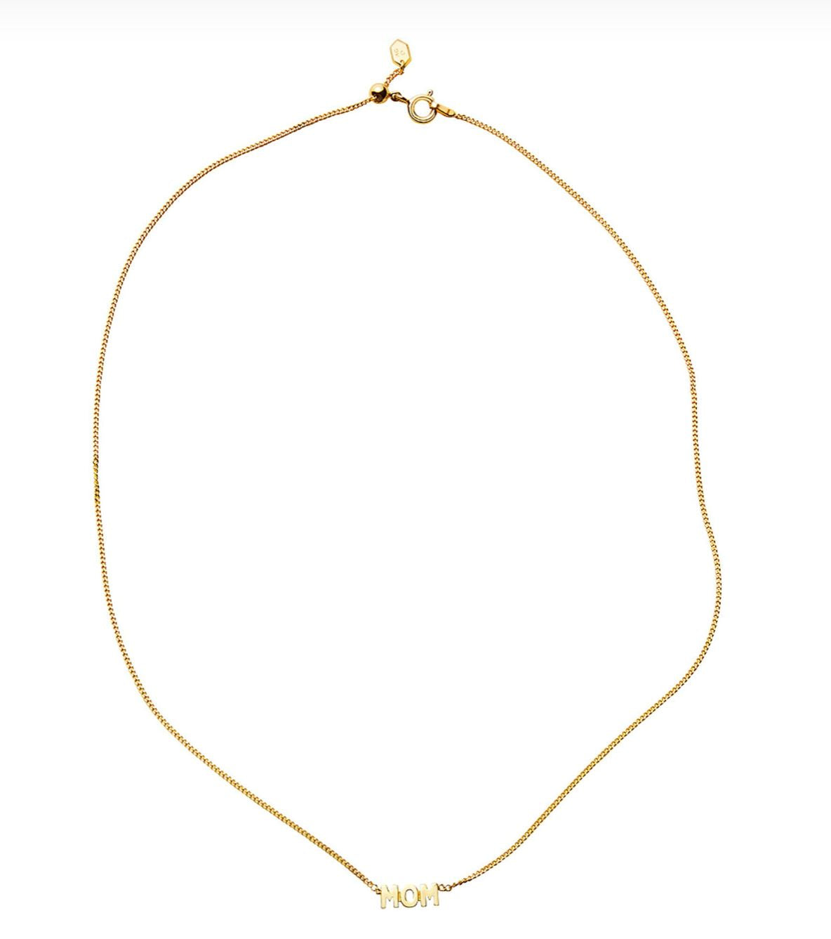 MOM NECKLACE 43 CM IN GOLD NECKLACE MARIA BLACK 