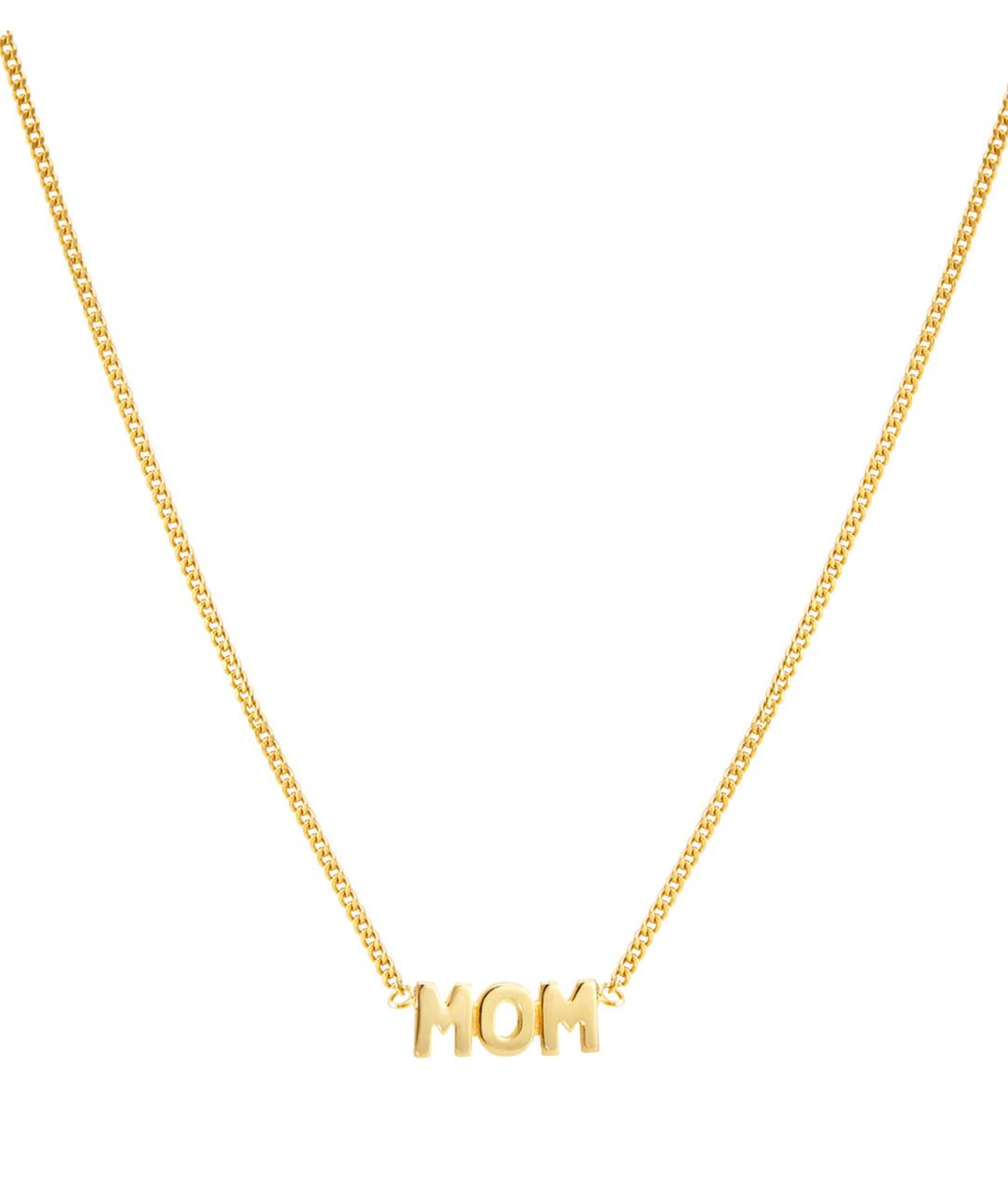 MOM NECKLACE 43 CM IN GOLD NECKLACE MARIA BLACK 