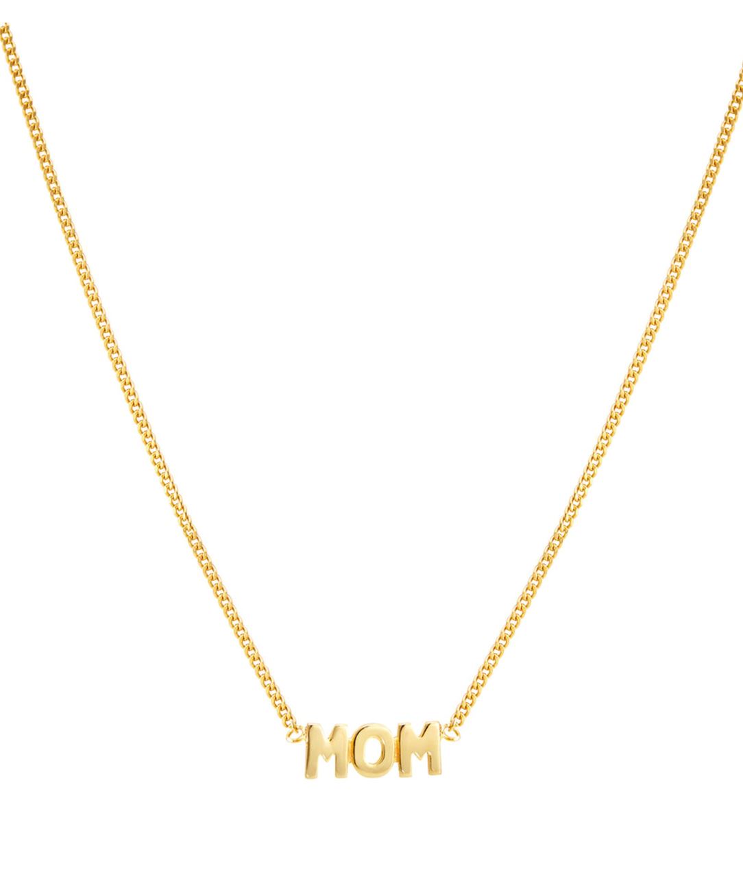 MOM NECKLACE 55 CM IN GOLD NECKLACE MARIA BLACK 