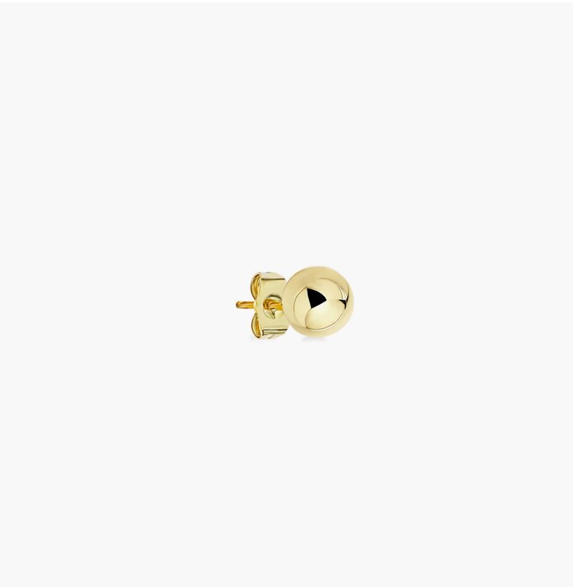 BALL EARSTUD IN GOLD EARRINGS BILLION AVENUE 