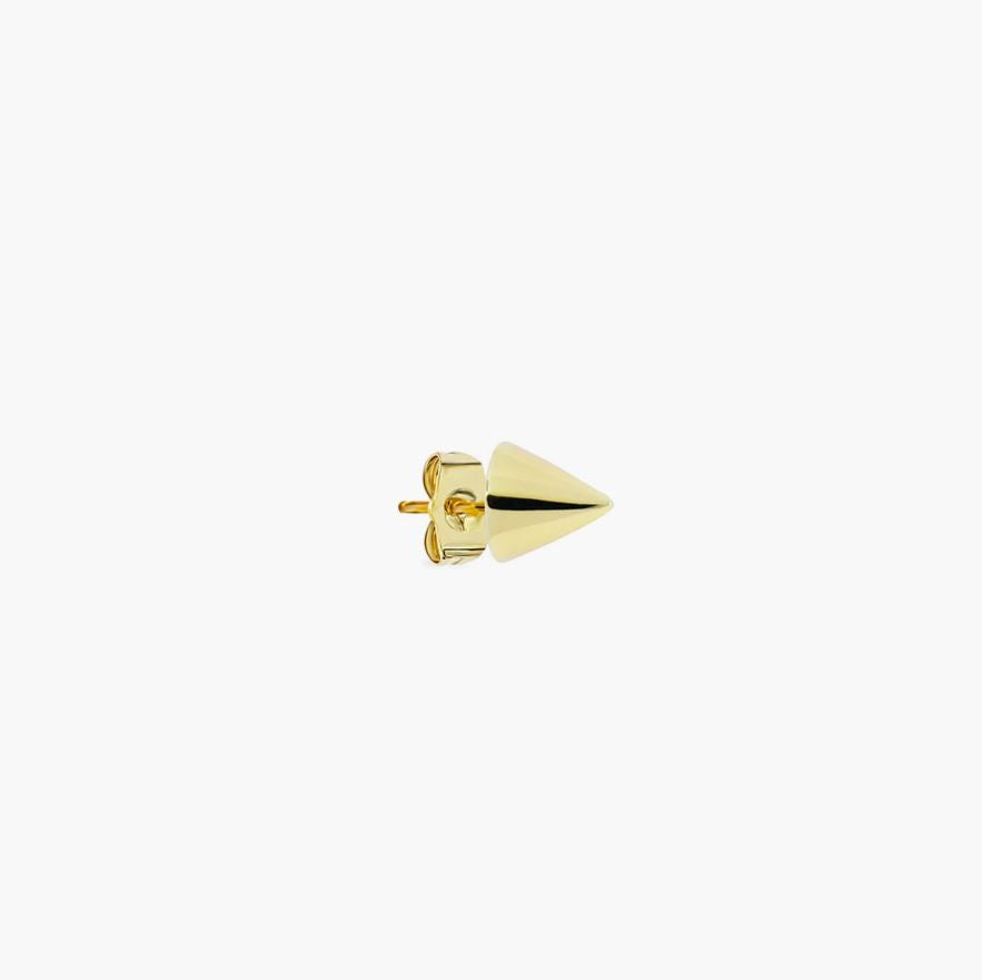 SPIKE EARSTUD IN GOLD EARRINGS BILLION AVENUE 