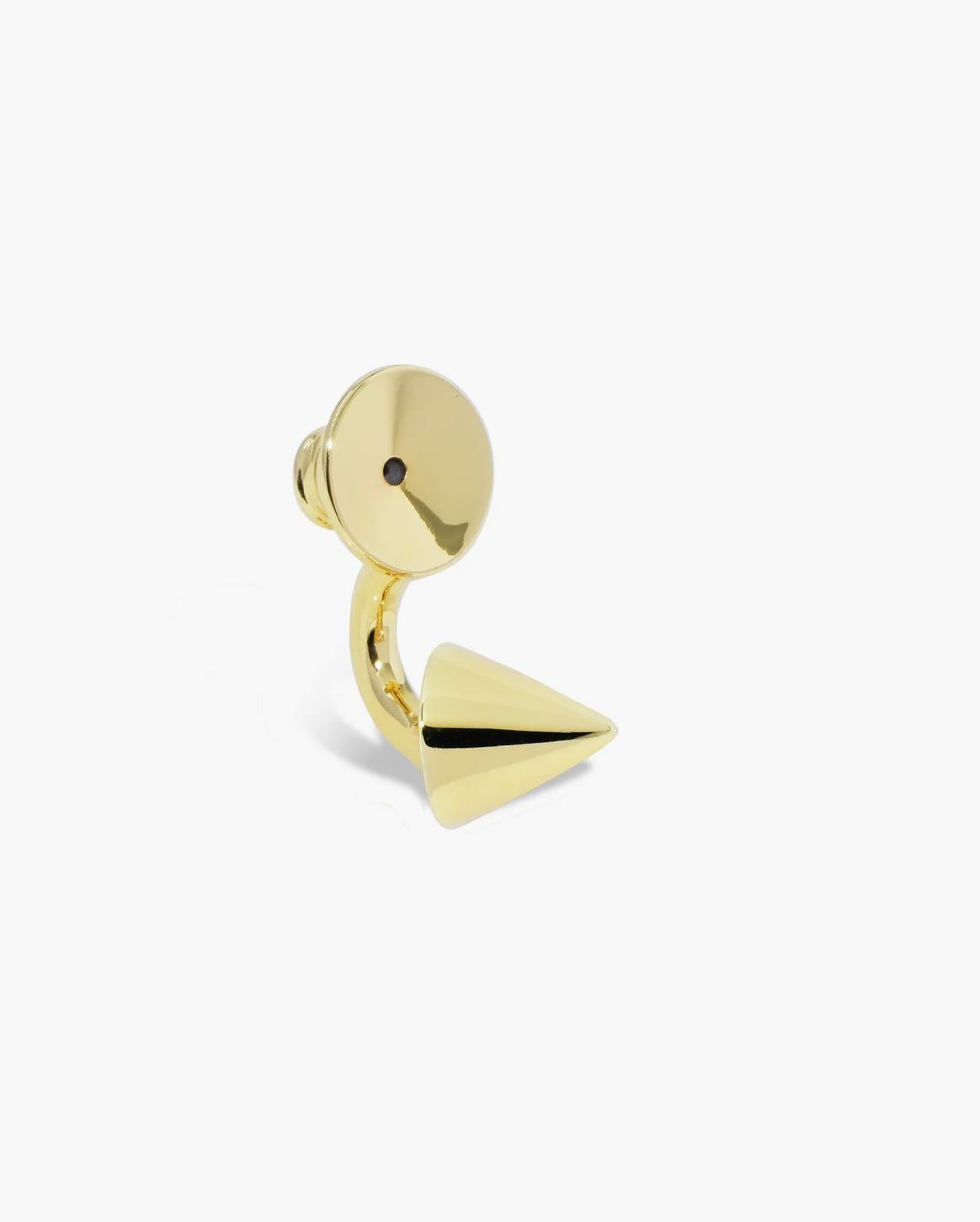 SPIKE JACKET IN GOLD EARRING BILLION AVENUE 