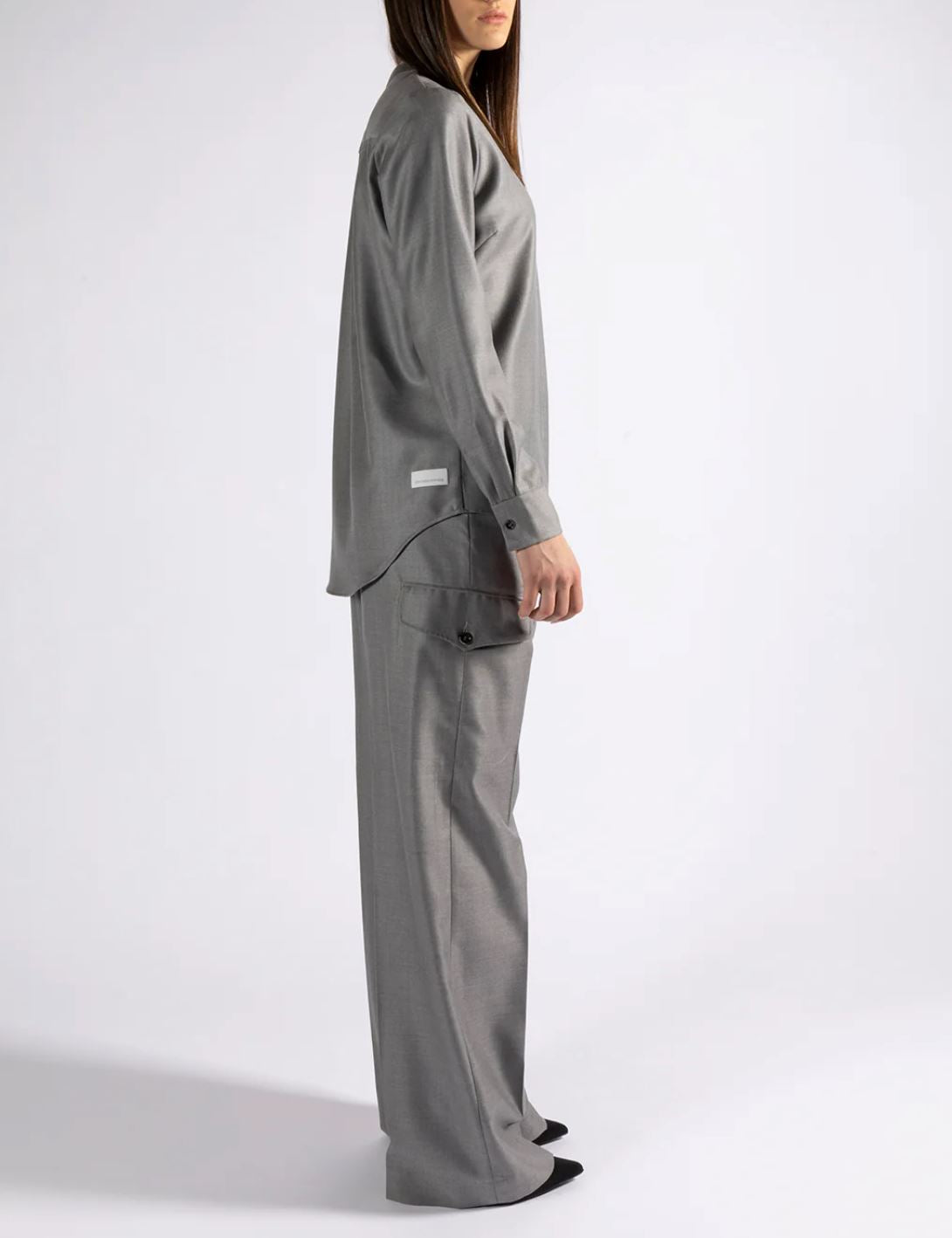 SONYA CARGO PANTS IN IRON KURE 