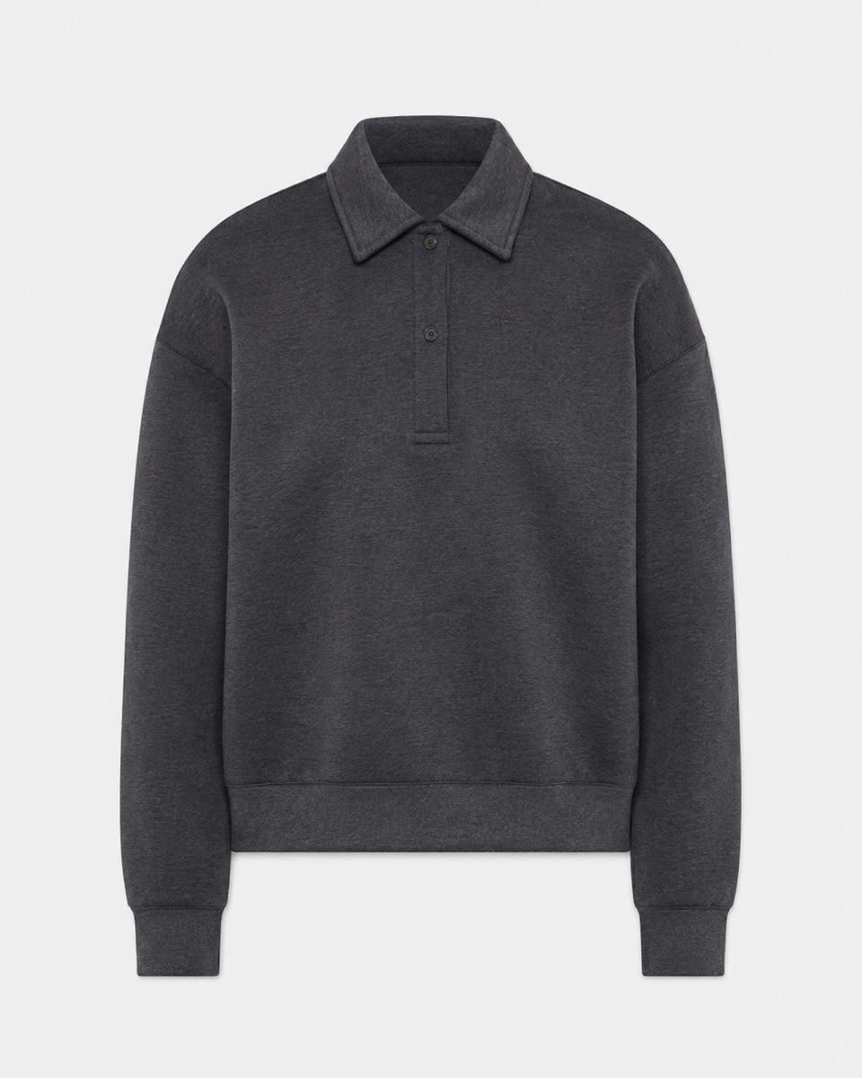 POLO IN DARK GREY POLO LA PISCINE 