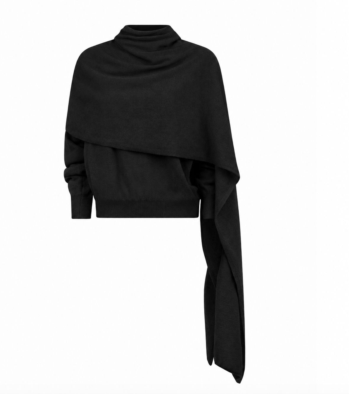 EDITA KNITTED CAPE SWEATER SWEATER THE ANDAMANE 