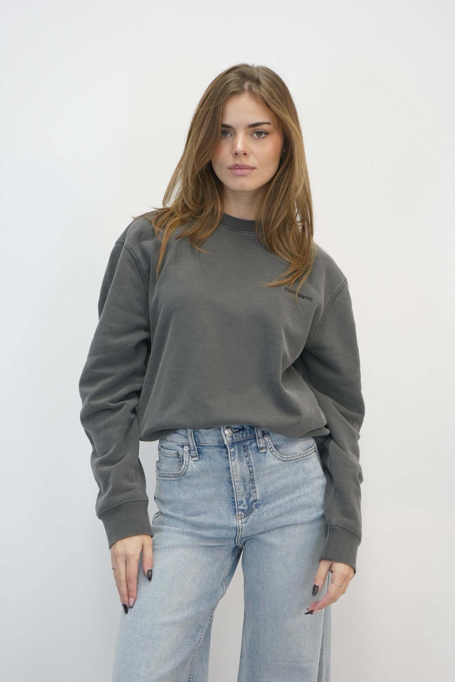 DUSTER SCRIPT SWEAT SWEATSHIRT CARHARTT 