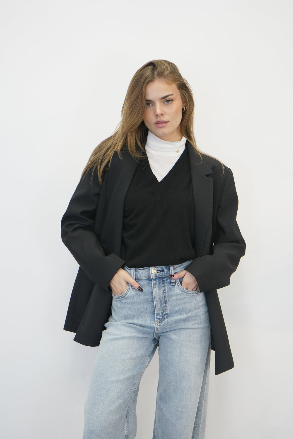 KAIA CLASSIC WOOL BLAZER BLAZER ANINE BING 