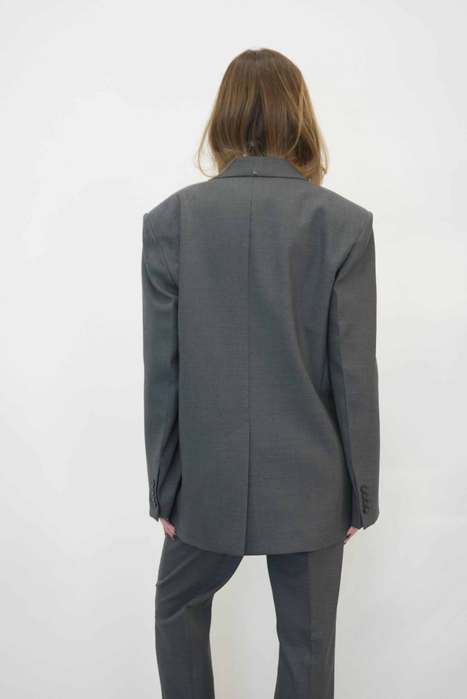 BAFFO BLAZER IN GREY BLAZER MAXMARA 