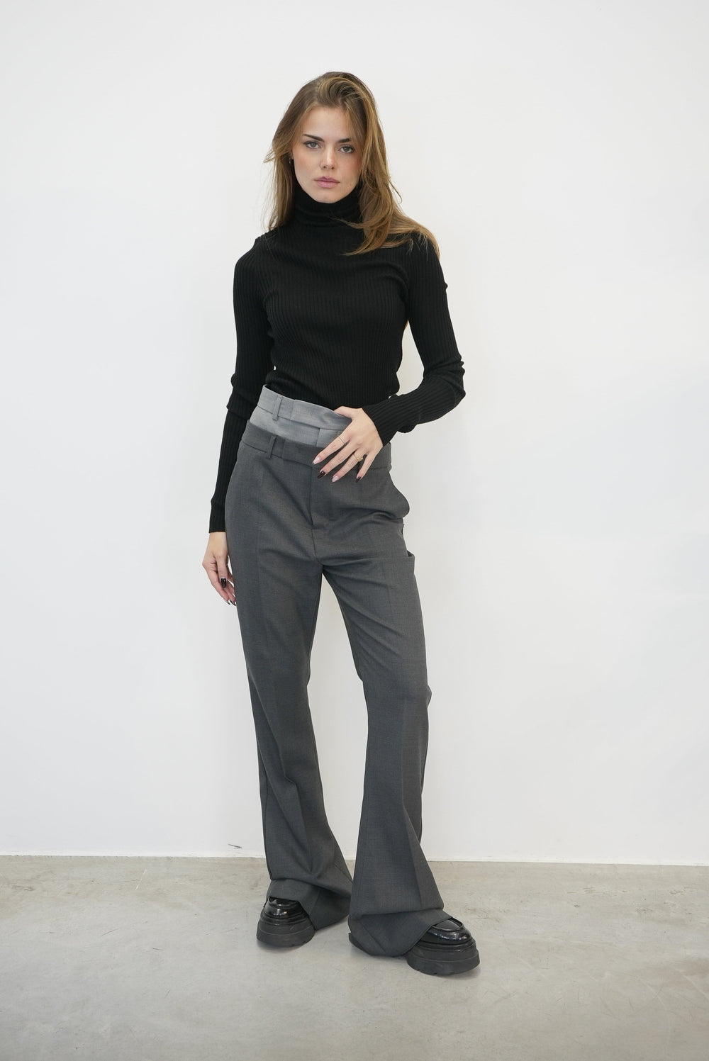 LINCE PANT IN GREY PANTS MAXMARA 