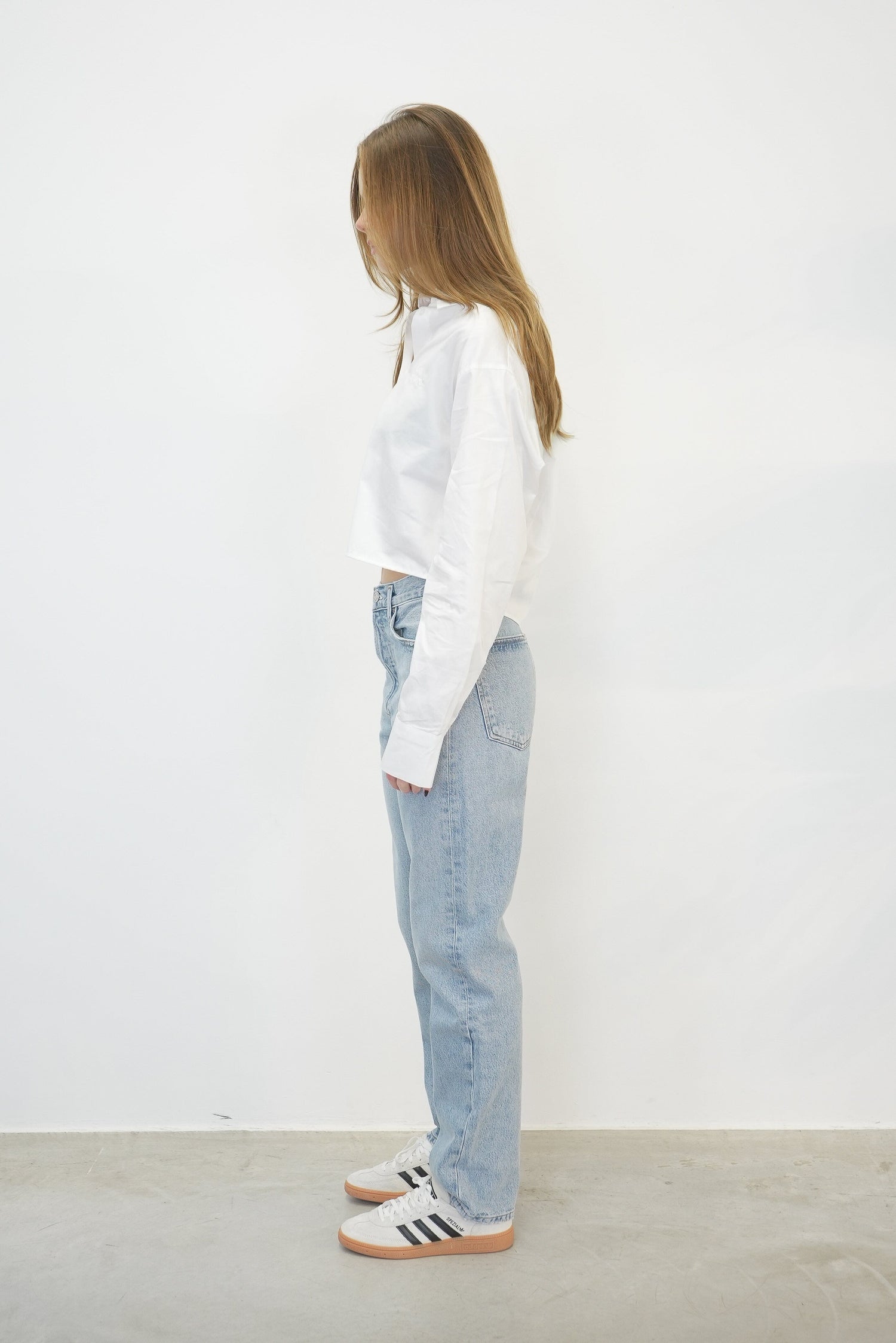 90'S PINCH WAIST HIGH RISE STRAIGHT IN FORCE JEANS AGOLDE 