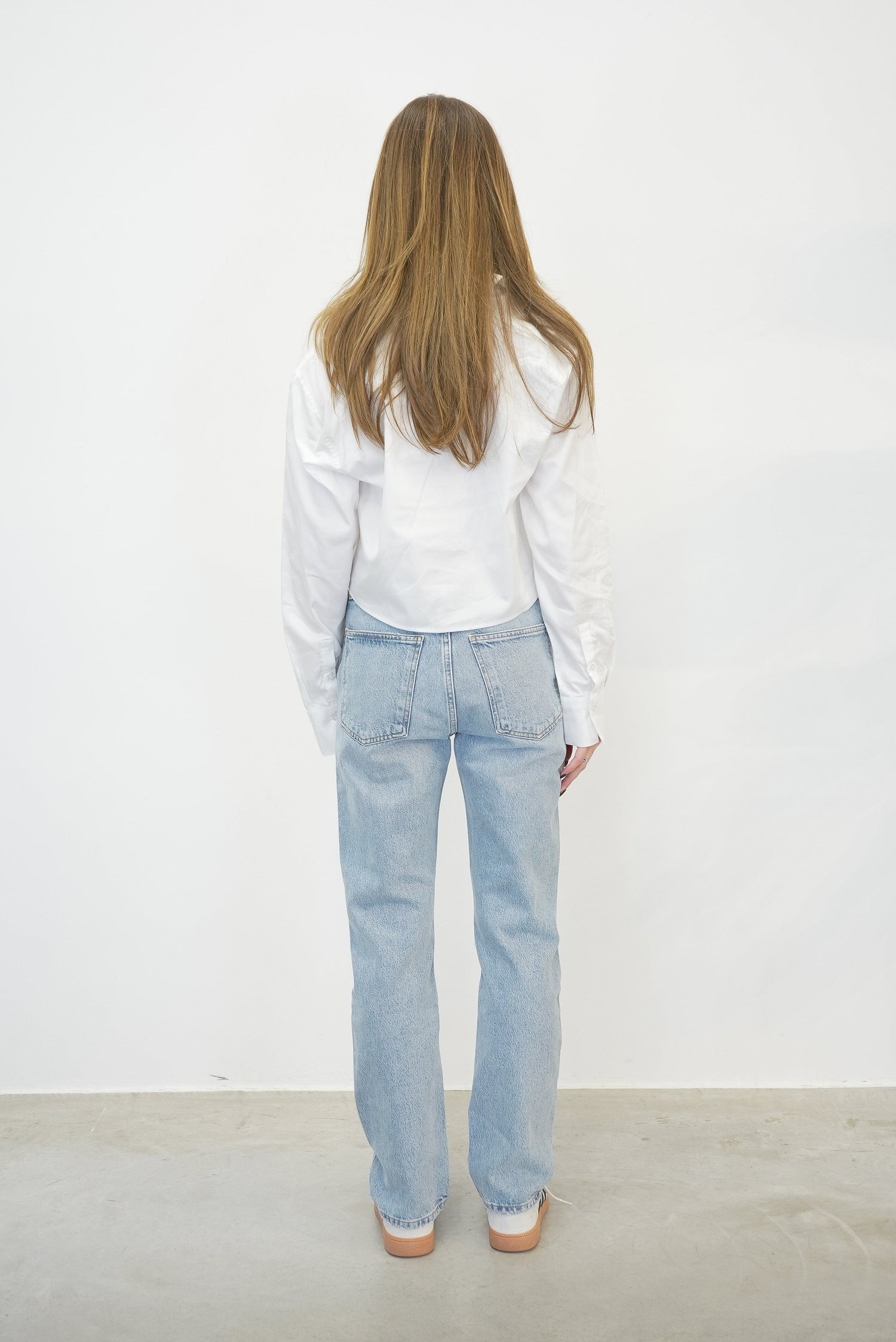 90'S PINCH WAIST HIGH RISE STRAIGHT IN FORCE JEANS AGOLDE 