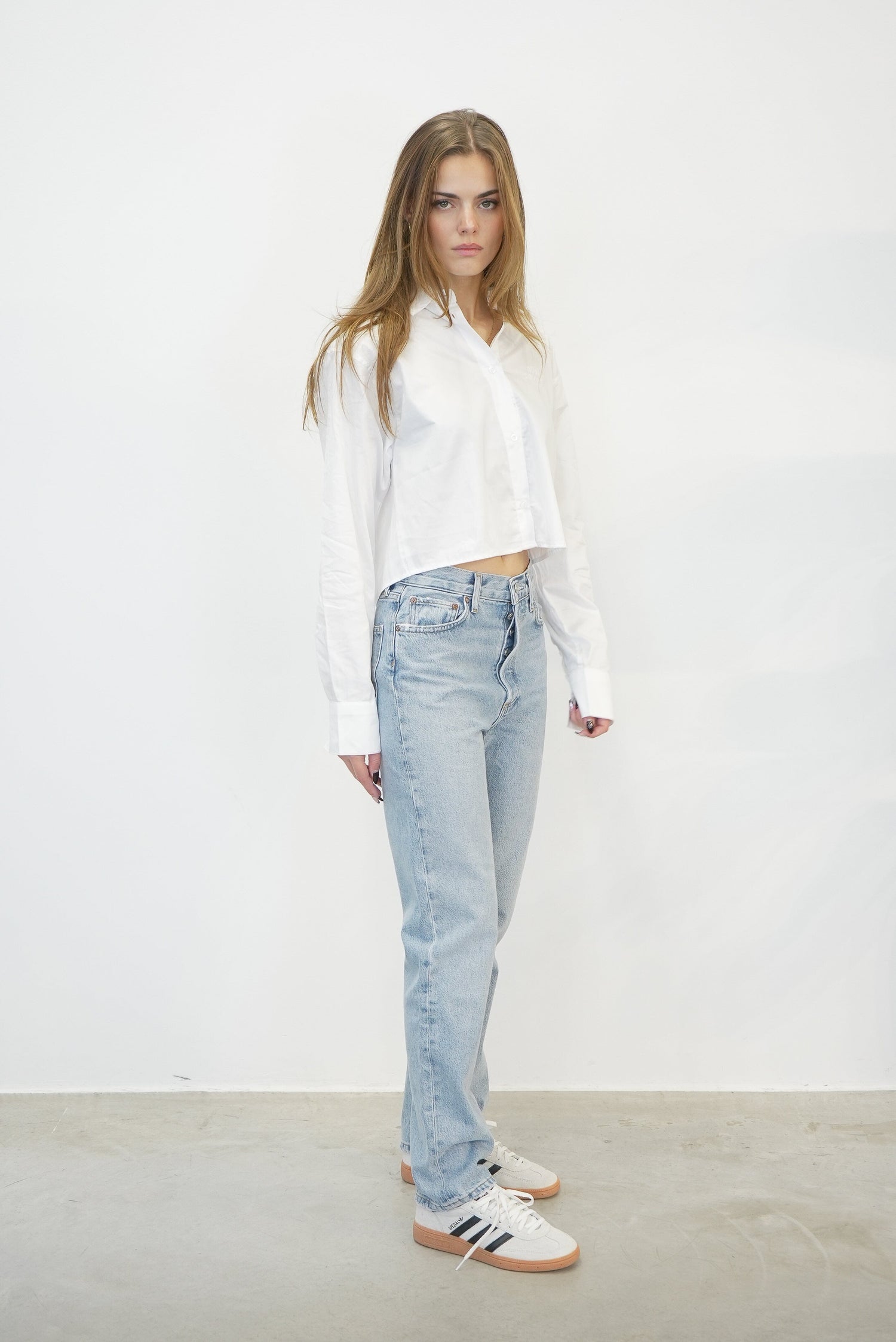 90'S PINCH WAIST HIGH RISE STRAIGHT IN FORCE JEANS AGOLDE 