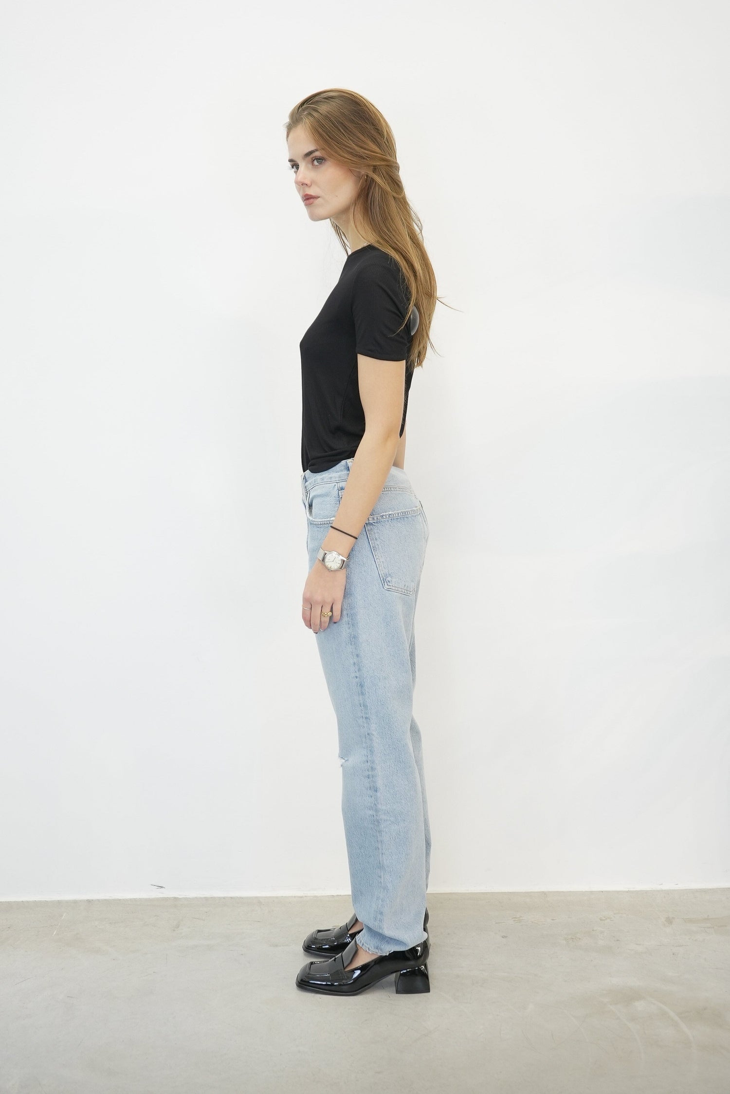 90s LOOSE FIT JEANS WITH PINCH WAIST IN FLASH Jeans AGOLDE 