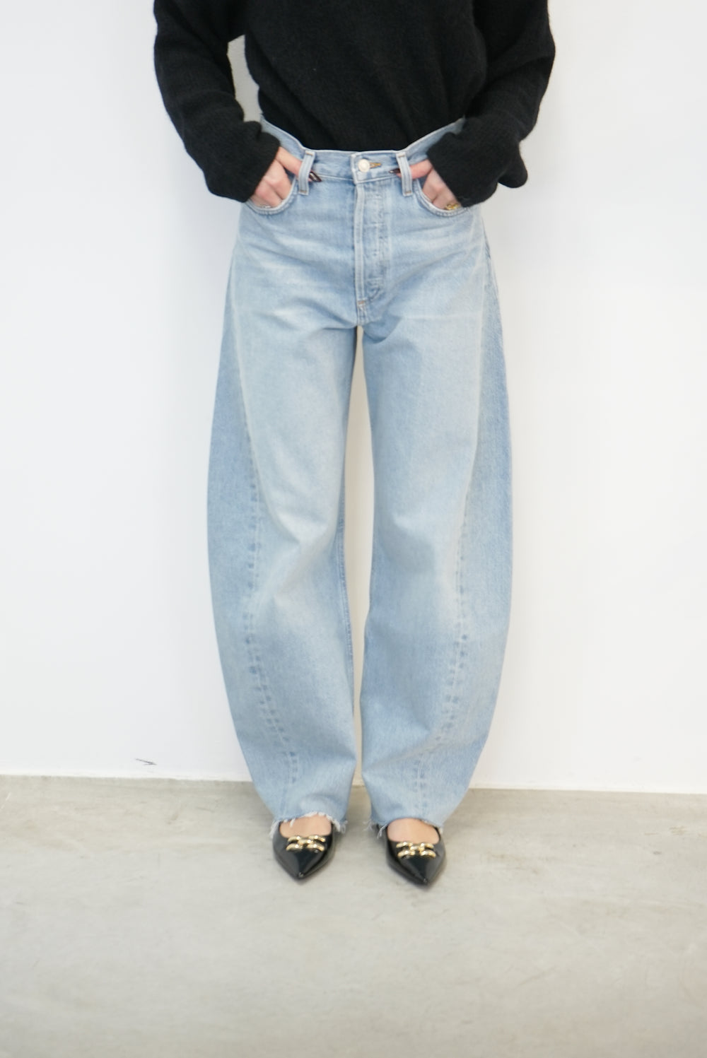 LUNA HIGH RISE TAPERED JEANS JEANS AGOLDE 