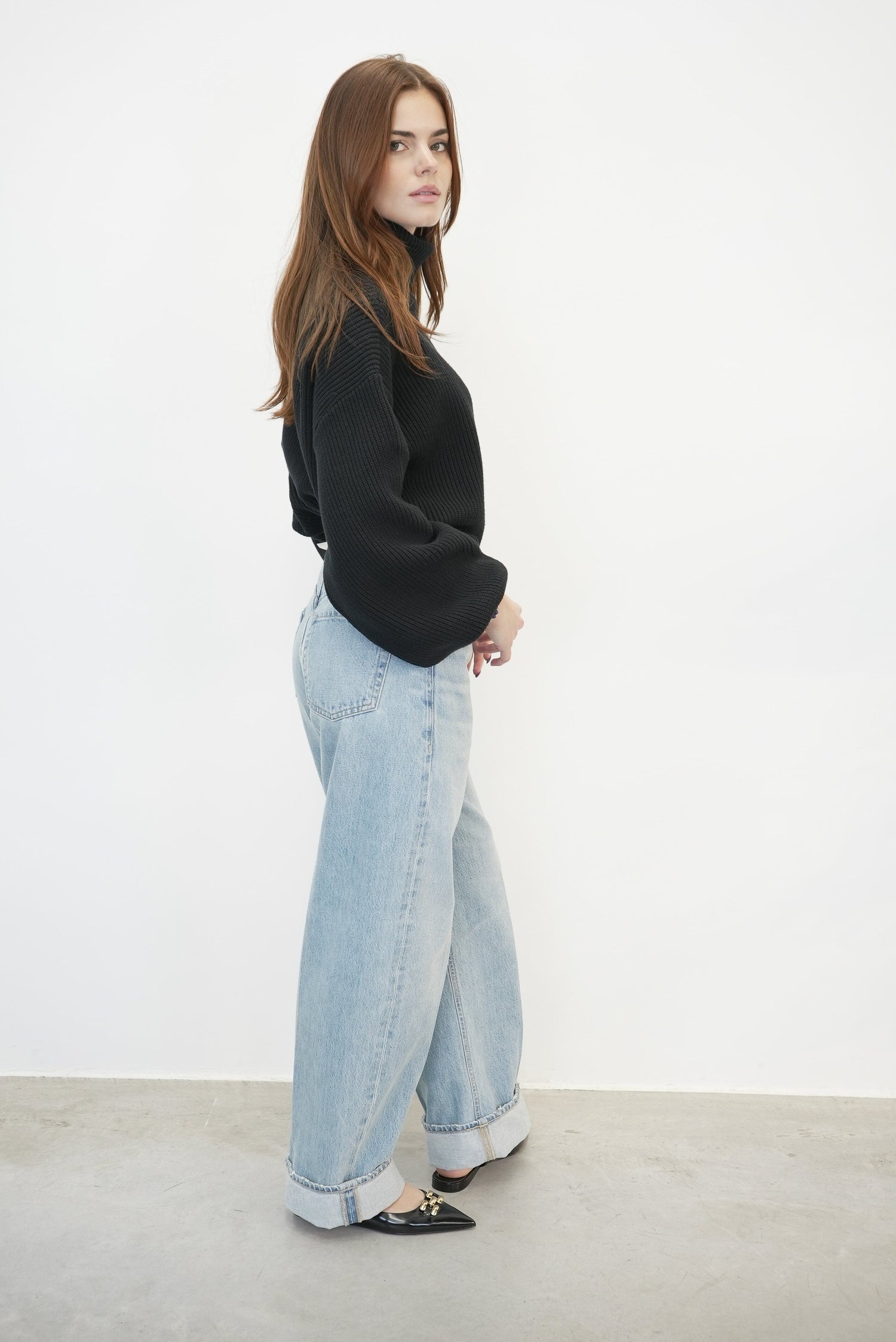 AYLA BAGGY CUFFED CROP JEANS IN SKYLIGHTS JEANS CITIZENS OF HUMANITY 