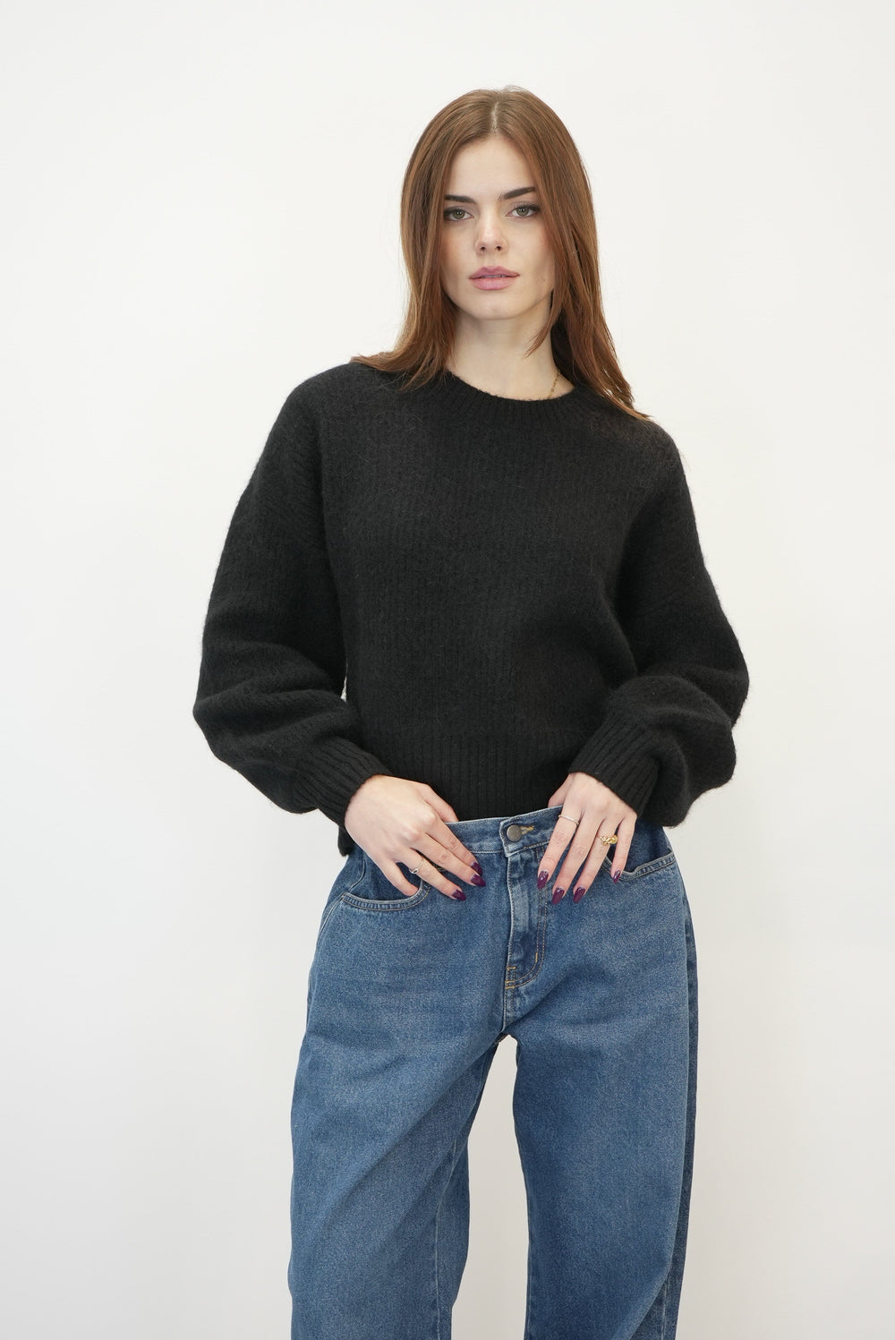 BLAIRE RELAXED FIT WOOL SWEATER SWEATER WON HUNDRED 