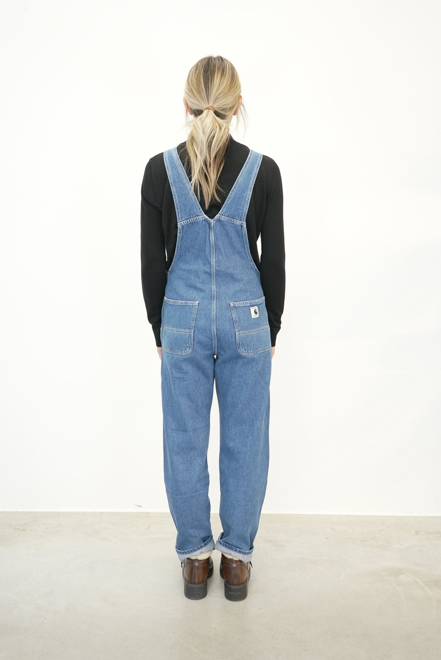 BIB OVERALL IN BLUE STONE WASHED OVERALL CARHARTT 