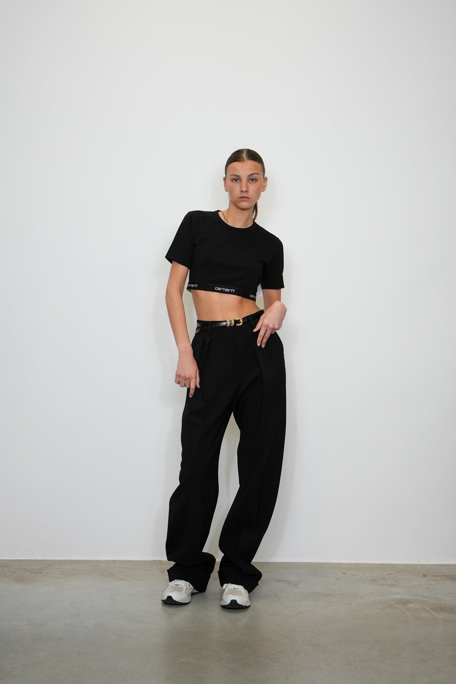 LOGO BAND CROP TOP TOP CARHARTT 