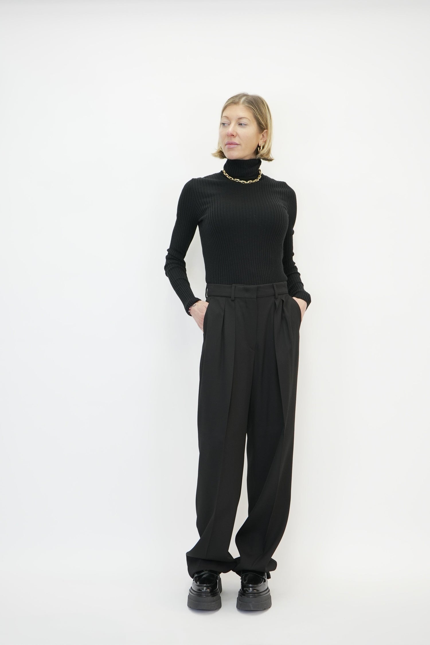 FAVETTA WIDE TAILORED TROUSERS TROUSERS MAXMARA 