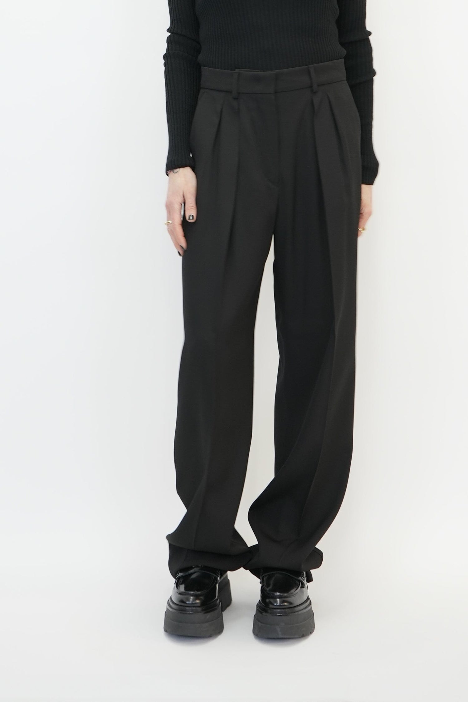 FAVETTA WIDE TAILORED TROUSERS TROUSERS MAXMARA 