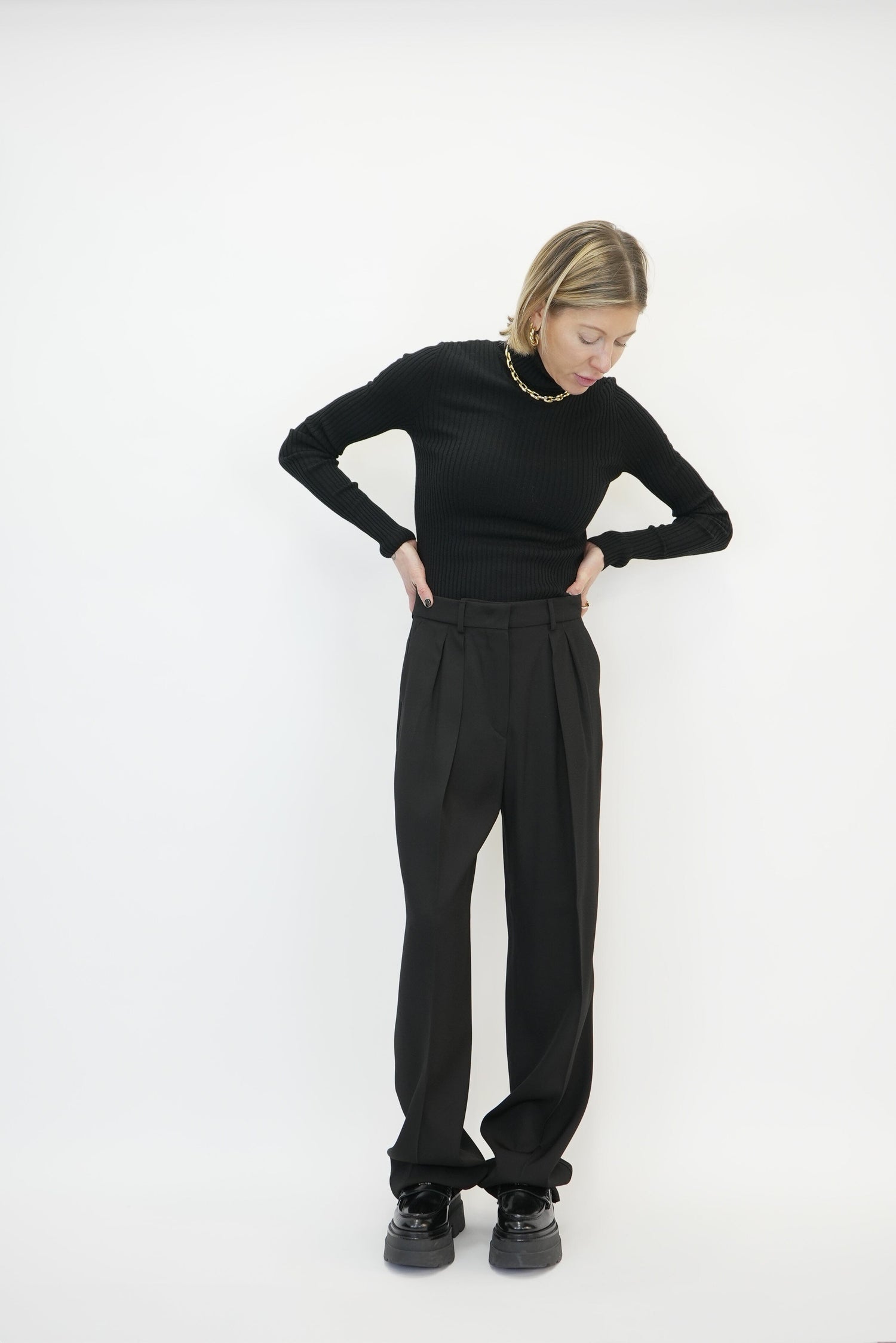 FAVETTA WIDE TAILORED TROUSERS TROUSERS MAXMARA 