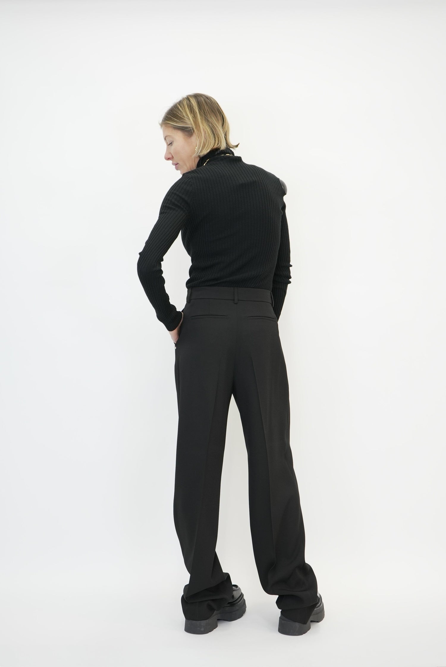 FAVETTA WIDE TAILORED TROUSERS TROUSERS MAXMARA 