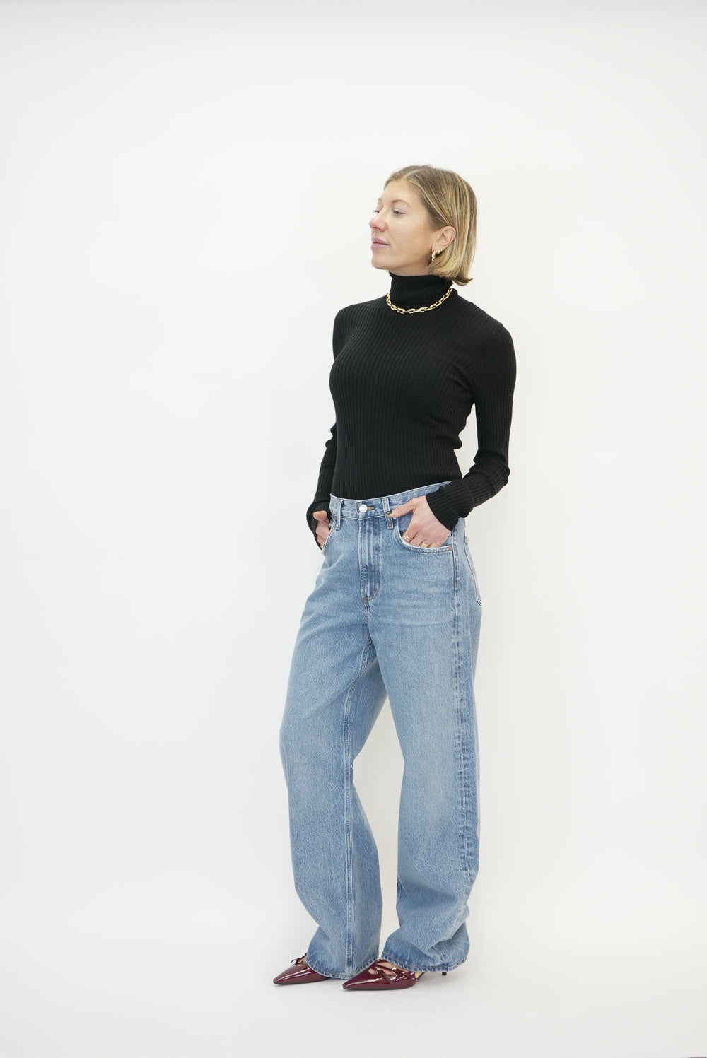 LOW CURVE JEAN IN FAIRWAY JEANS AGOLDE 