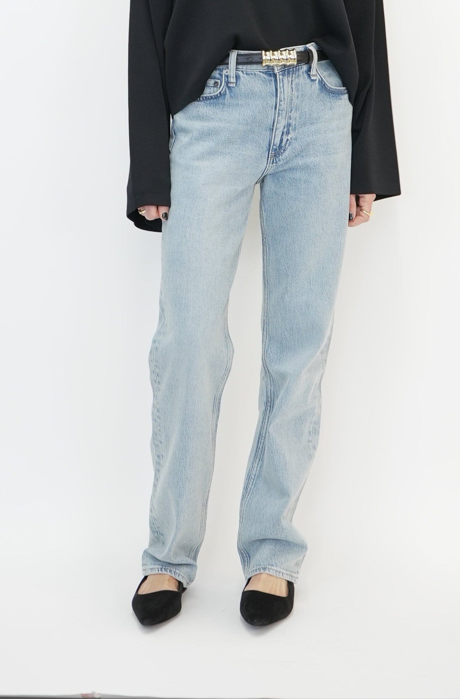 HARLOW MID-RISE FULL LENGHT STRAIGHT IN BLOOMFIELD JEANS RAG&BONE 