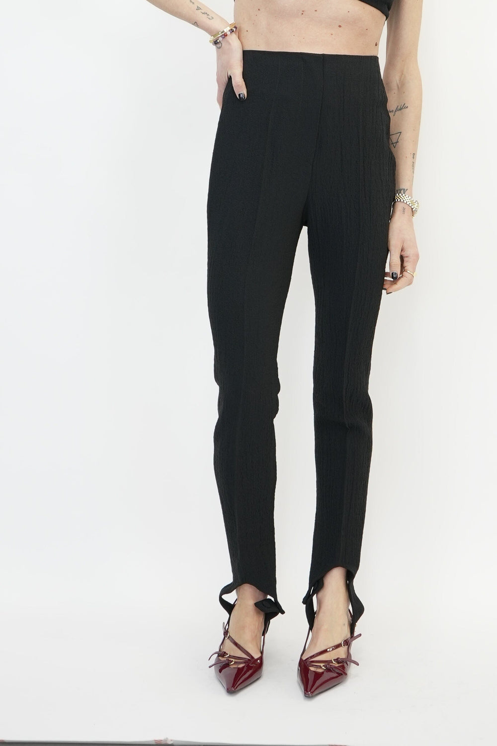 NANUSHKA-SAVITA TROUSER-BLACK PANT NANUSHKA 