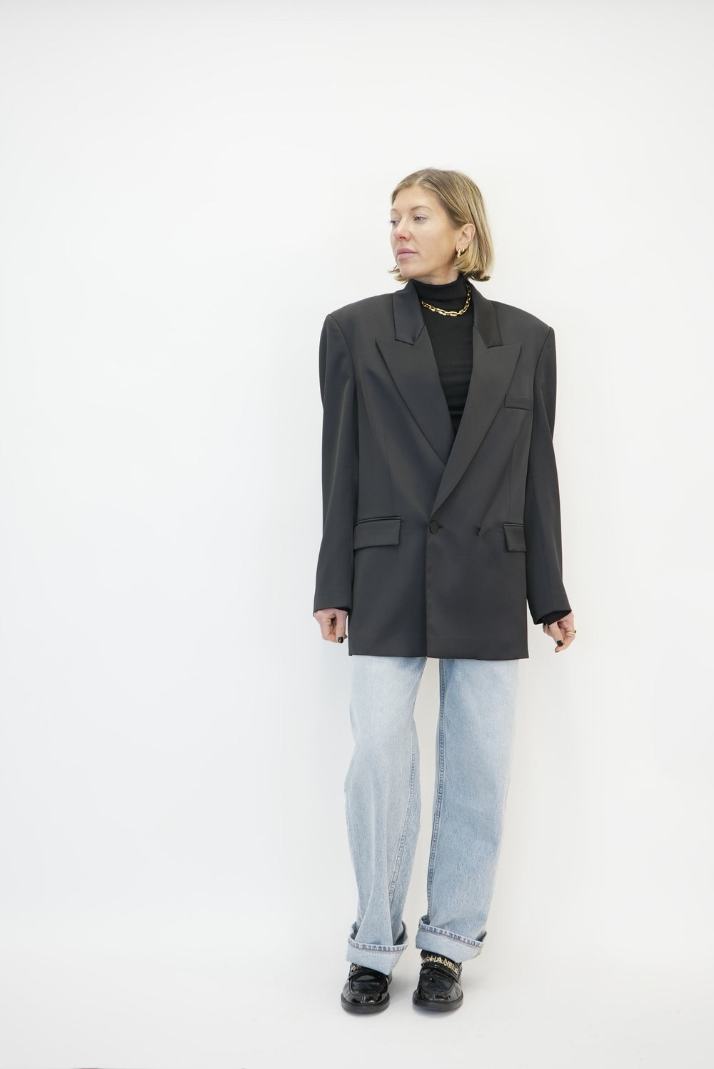 VIRGINIA DOUBLE BREAST OVERSIZE BLAZER BLAZER THE ANDAMANE 