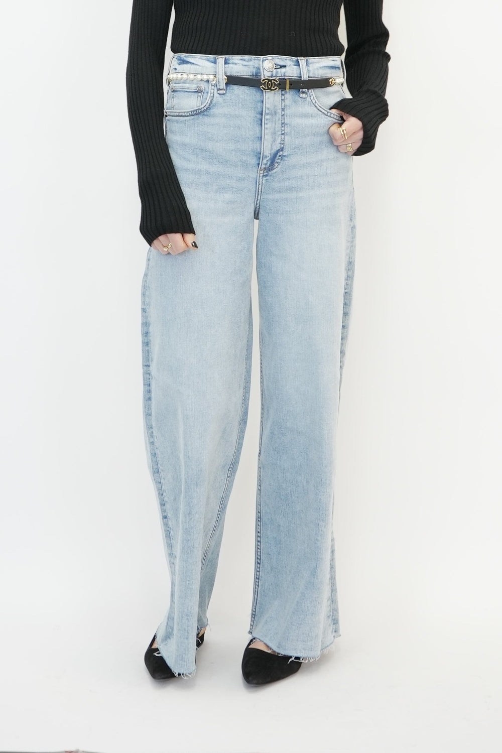 FLEXI SOFIE ANKLE WIDE LEG JEANS IN LOU JEANS RAG&BONE 